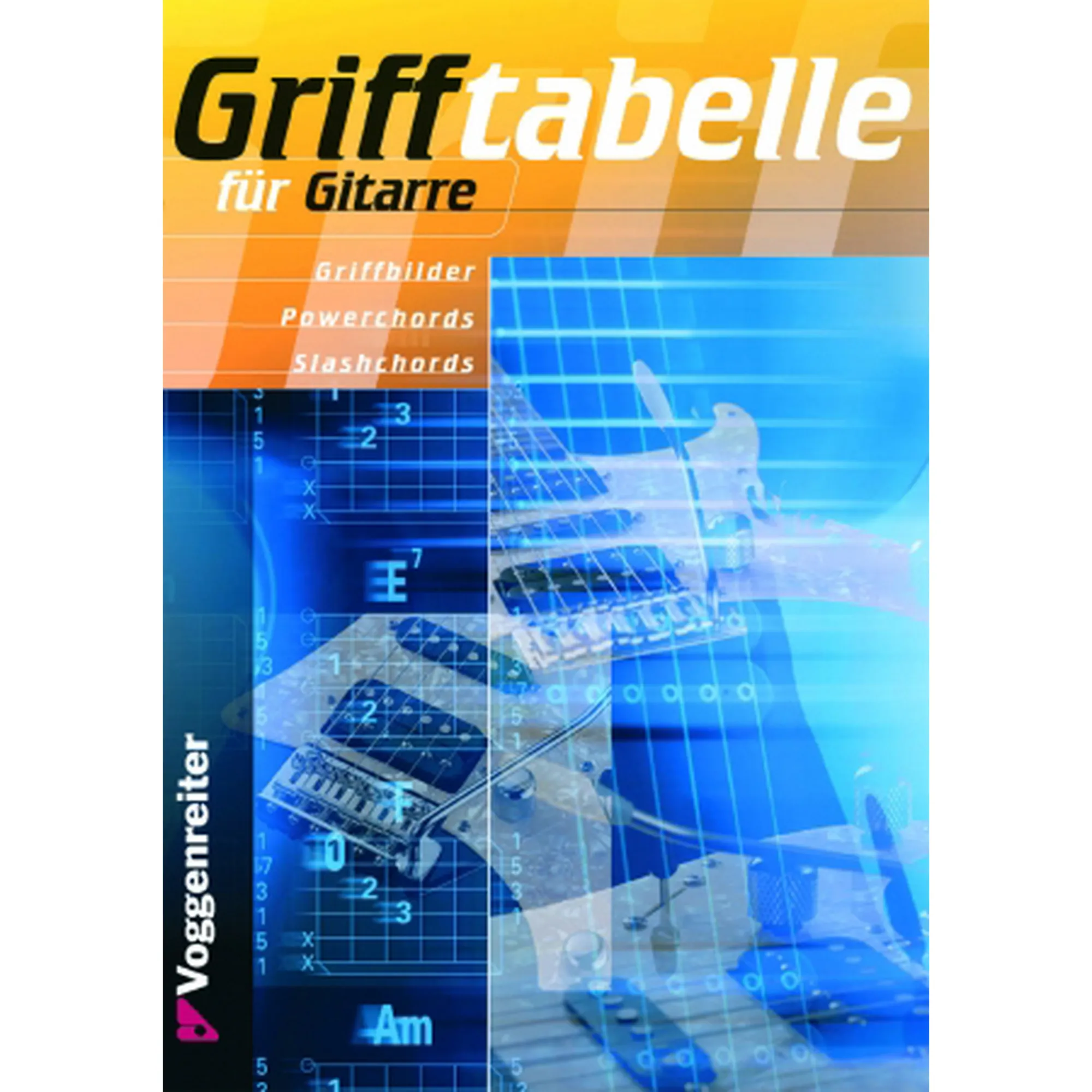 Grifftabelle für Gitarre