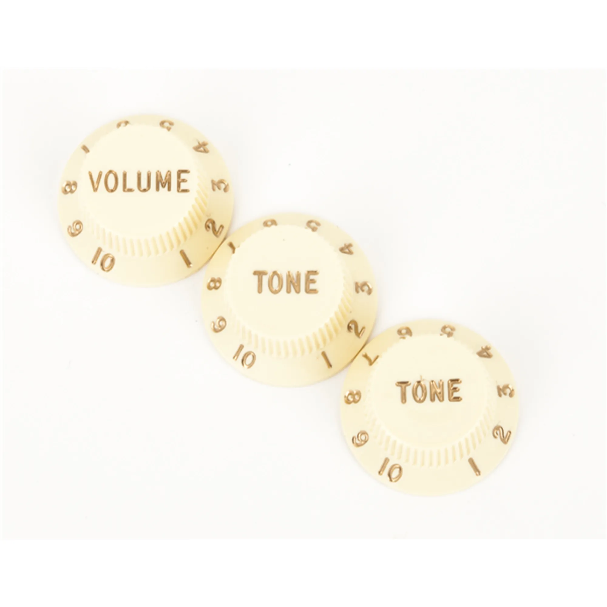 Fender Stratocaster Knobs Aged White