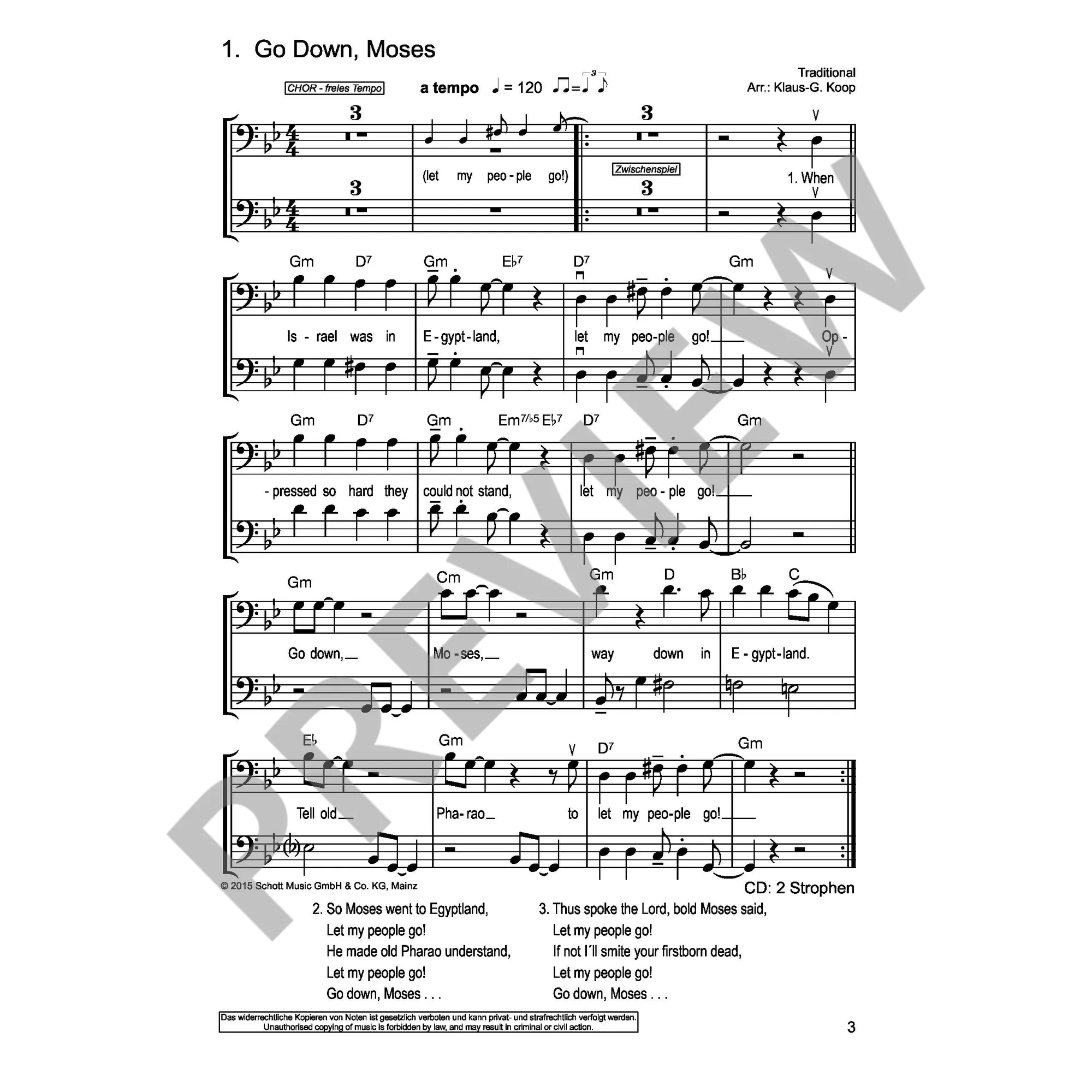Die schönsten Spirituals und Gospels