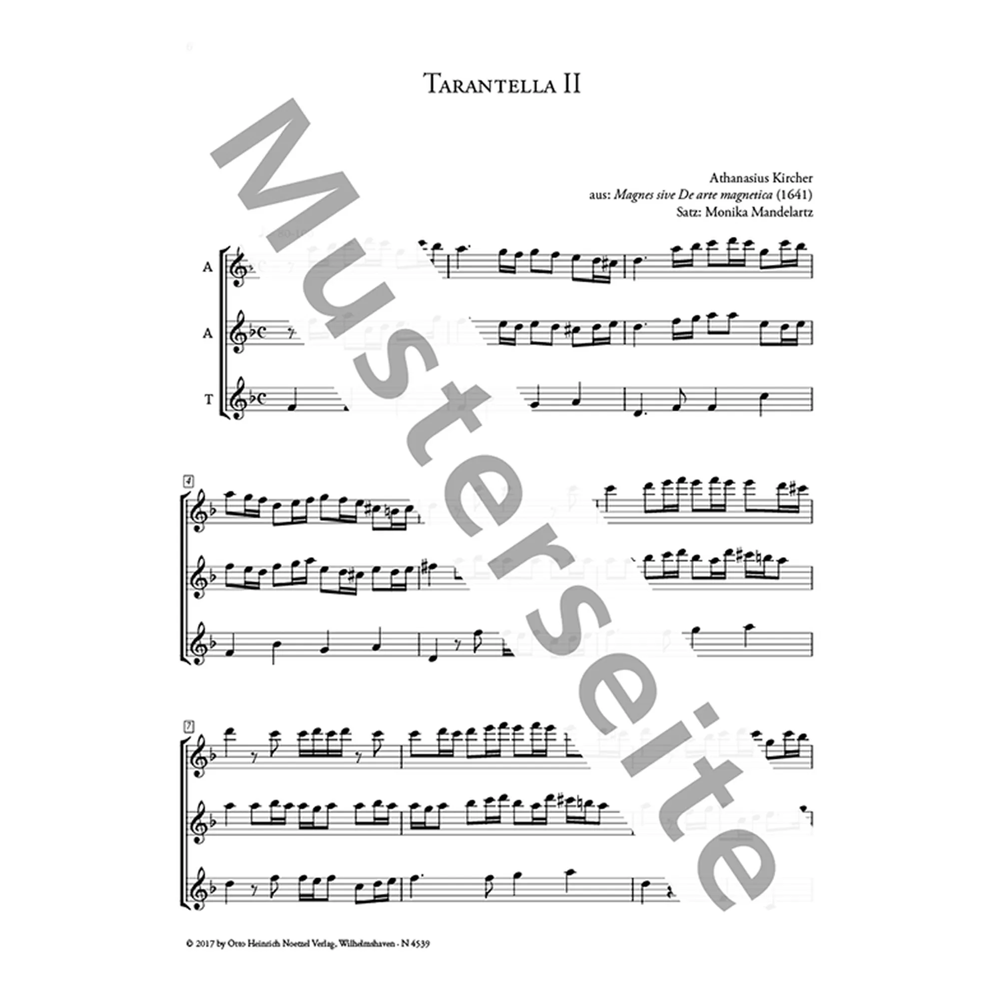 Tarantella, Musik aus Italien