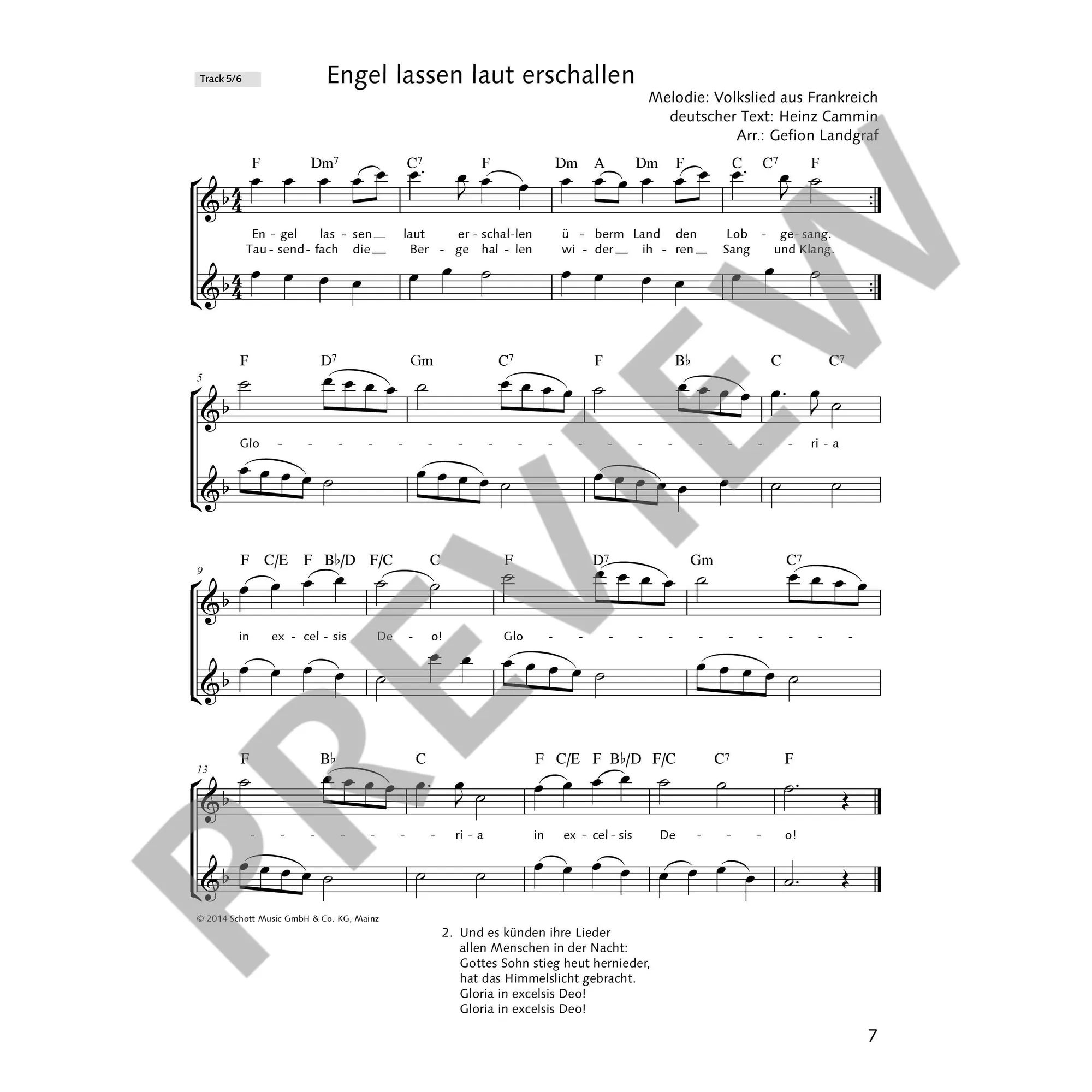 Das fröhliche Weihnachtsliederheft