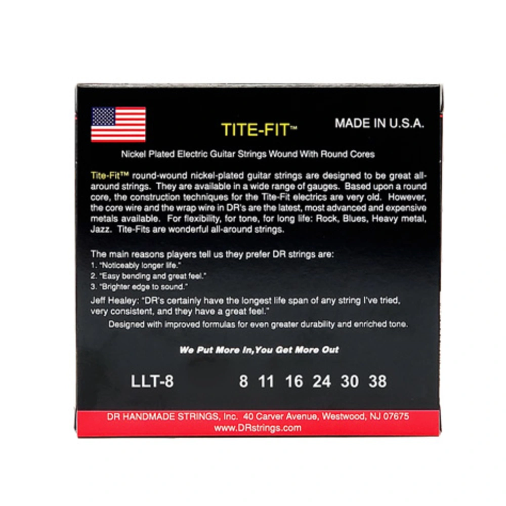 DR Strings Tite Fit LLT-8