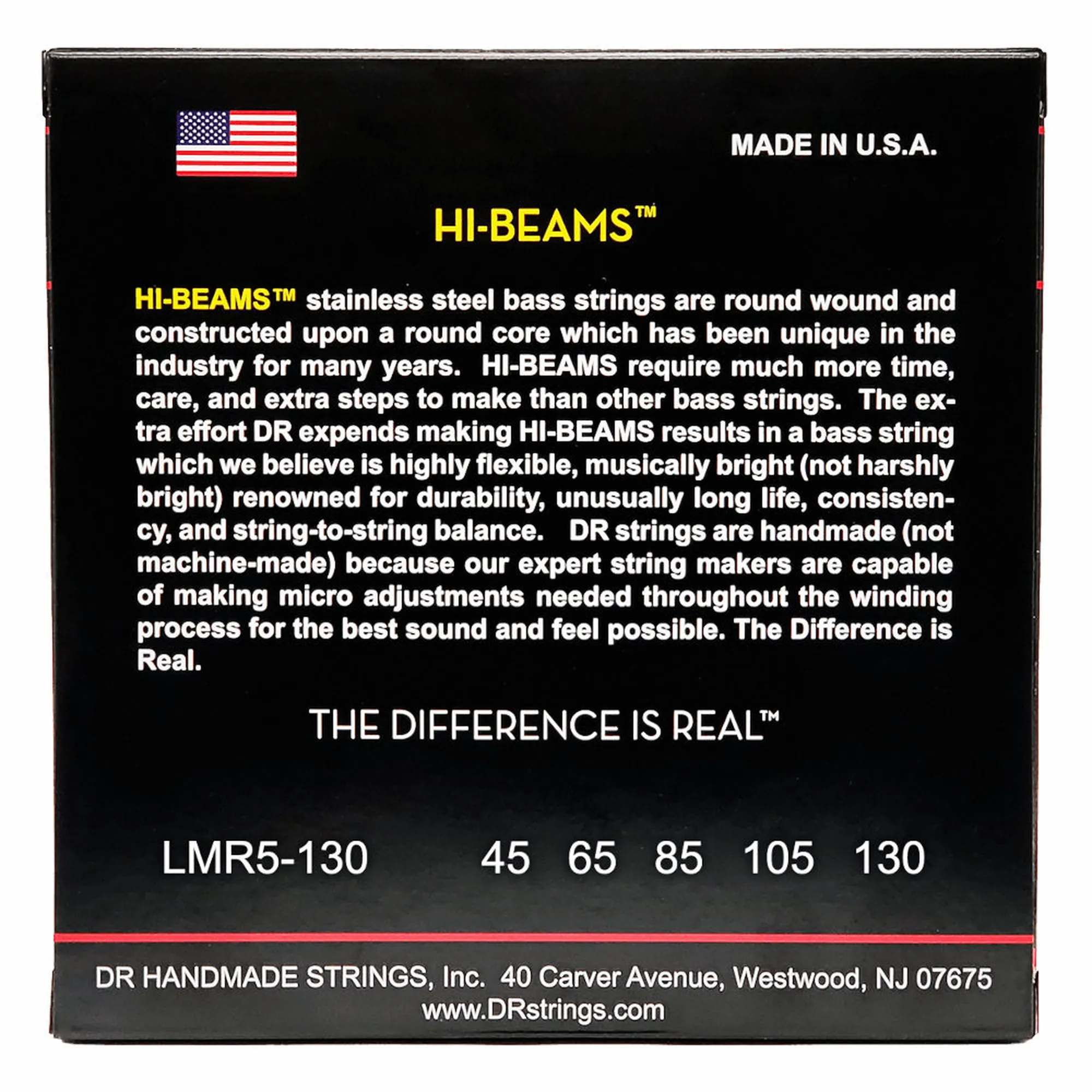 DR Strings Hi Beam LMR5-130 X-Long Scale