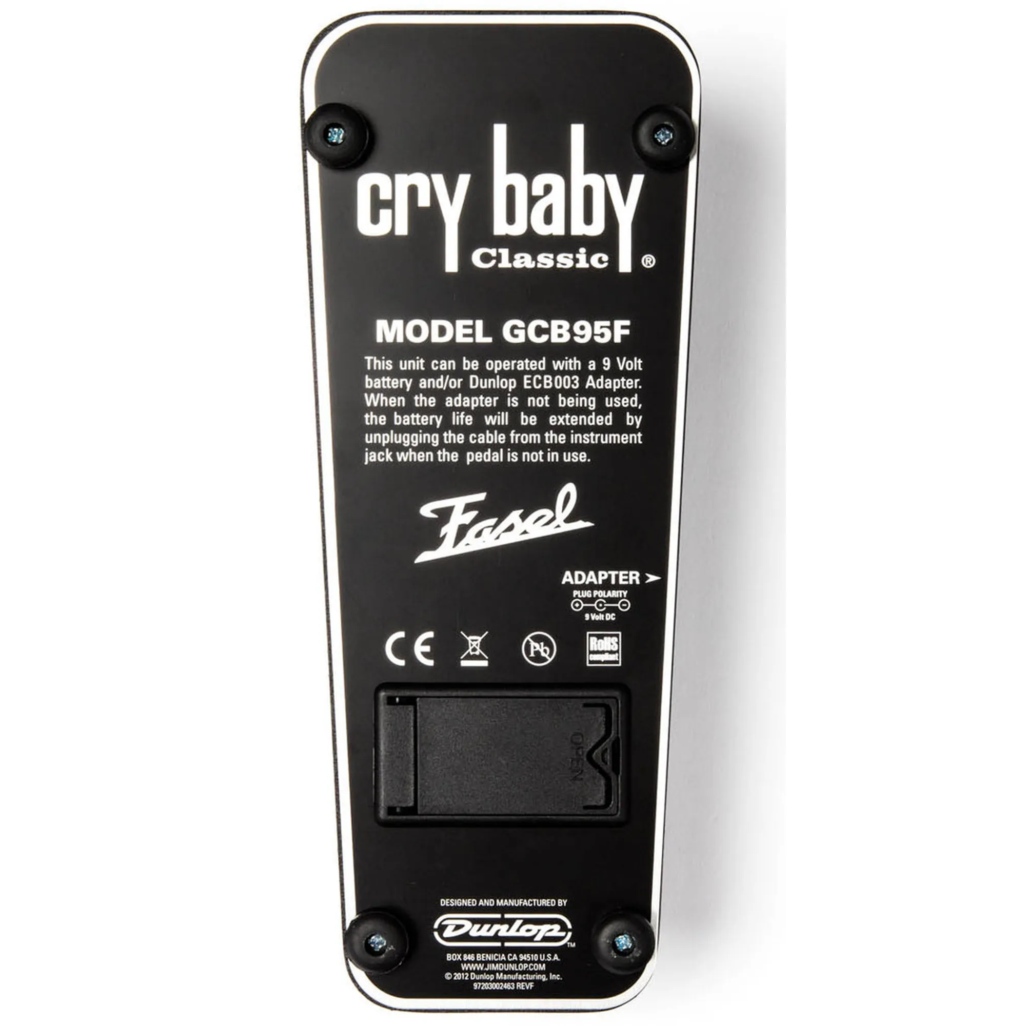 Dunlop Cry Baby Classic WahWah GCB95F