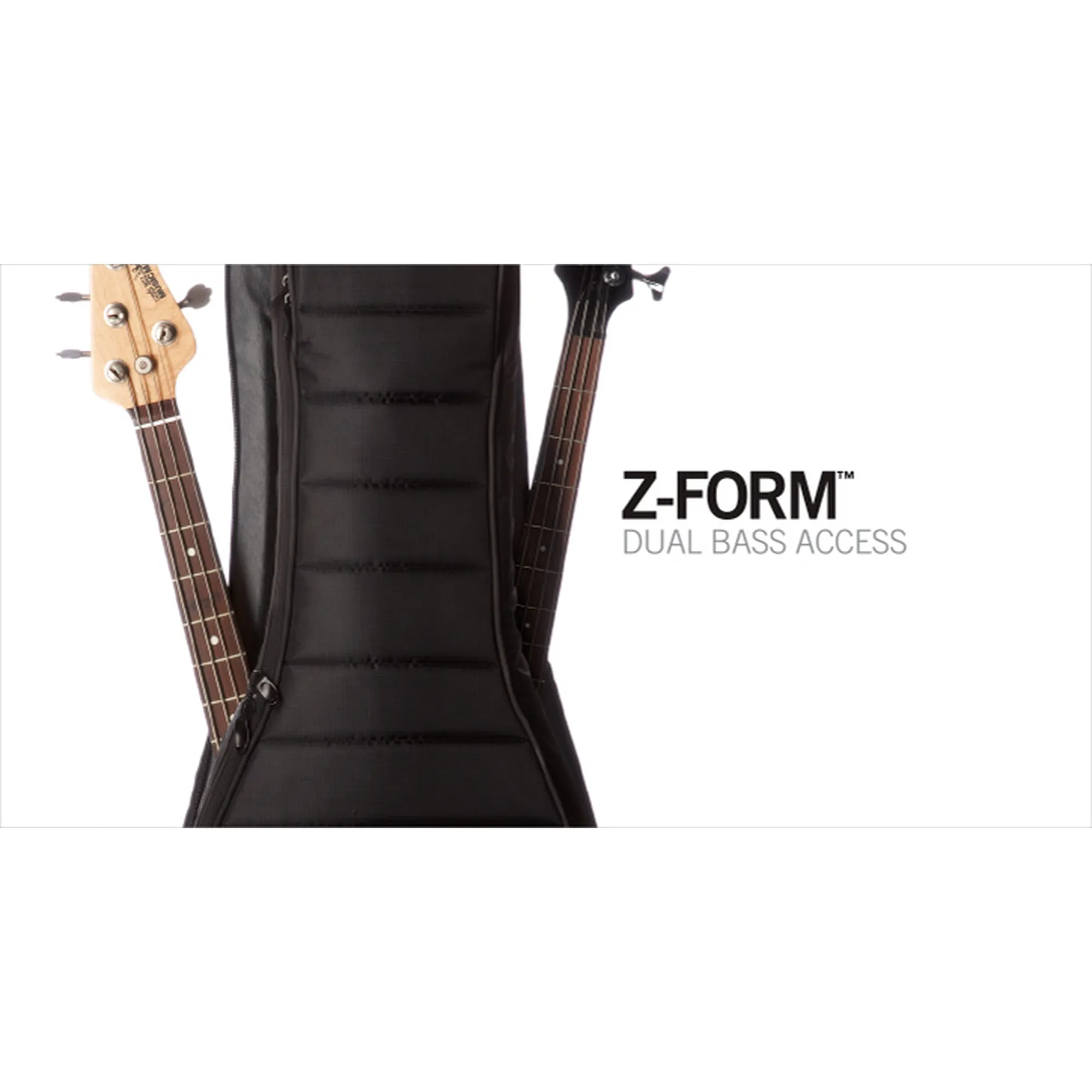 MONO Cases M80-2B-BLK Dual Bass - Black