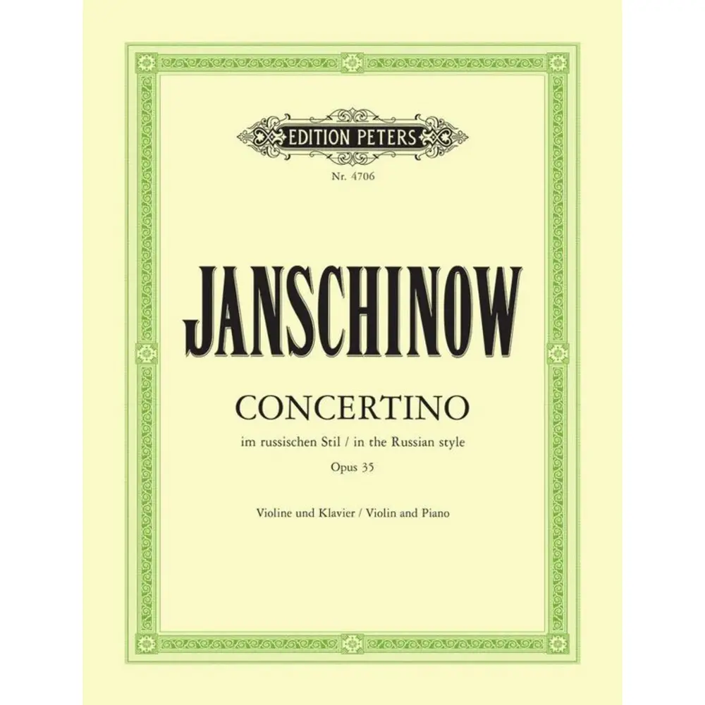 Concertino im russischen Stil, op. 35