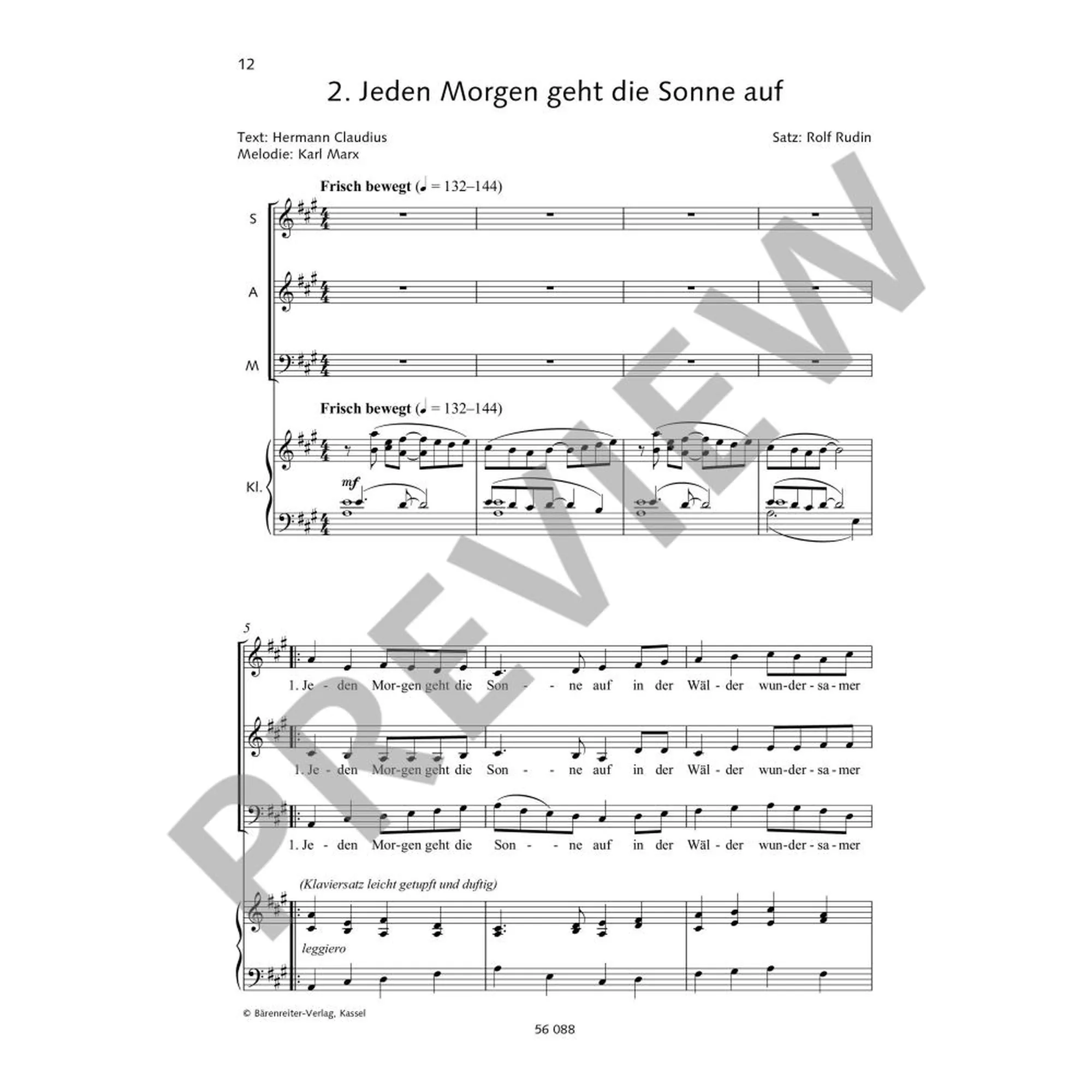 Chor zu dritt Band 4 - Kein schöner Land