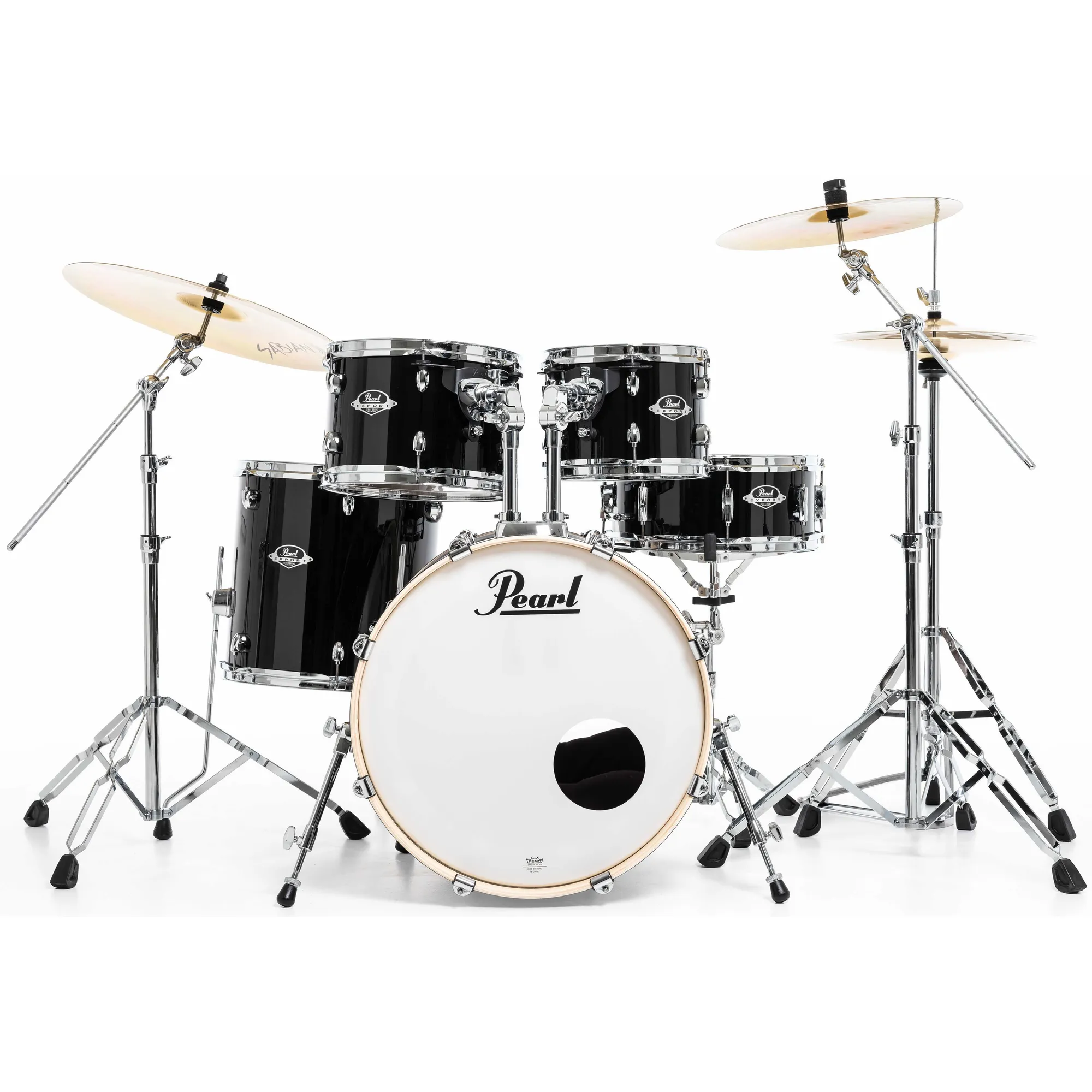 Pearl EXX705NNBR/C31 Export Jet Black w/ PX Becken