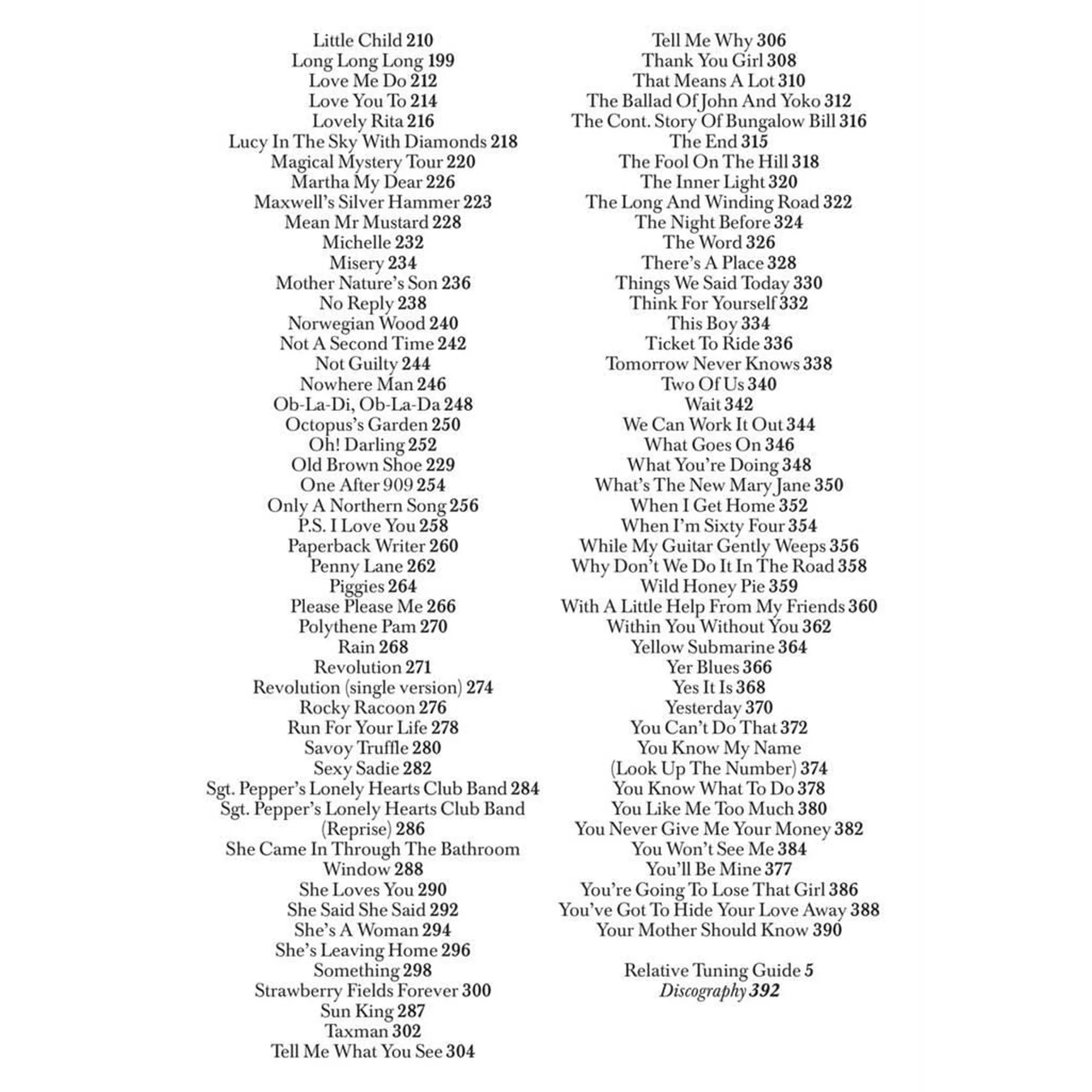 The Beatles complete Chord Songbook
