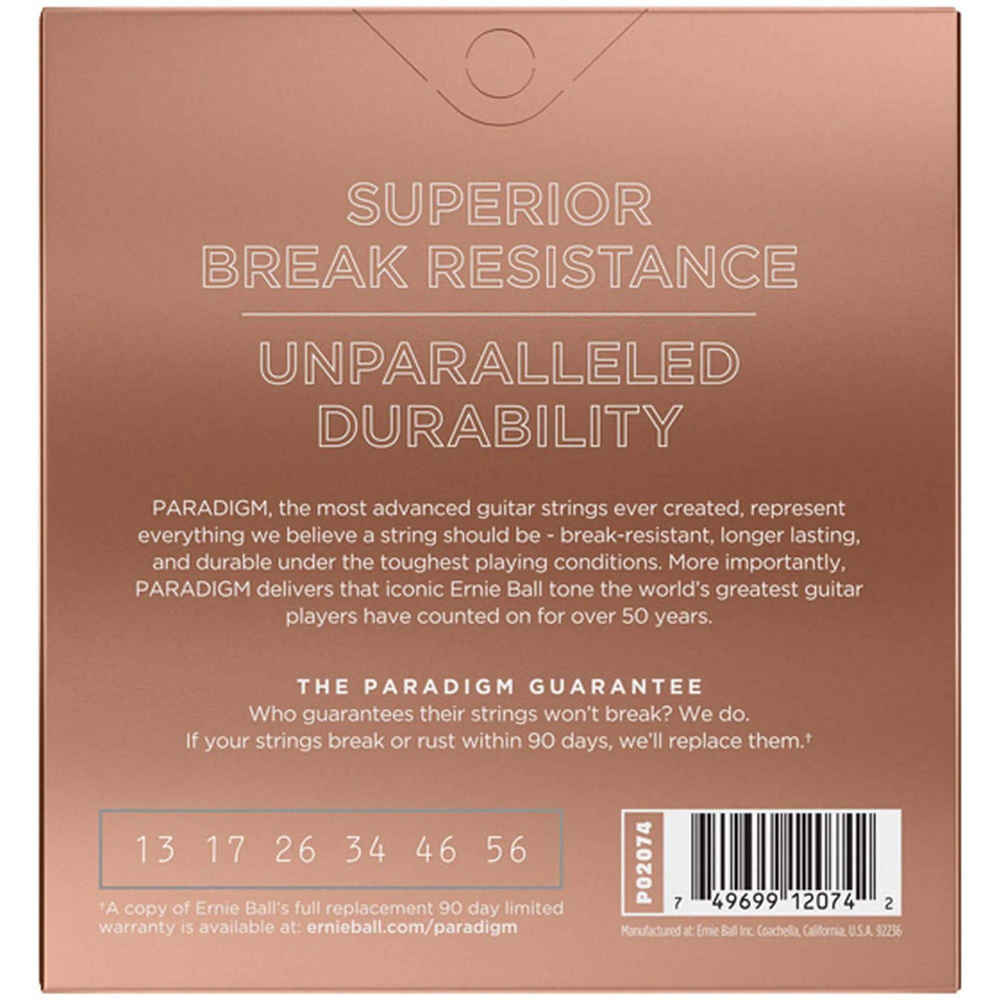 Ernie Ball E2074 Paradigm Phosphor Medium