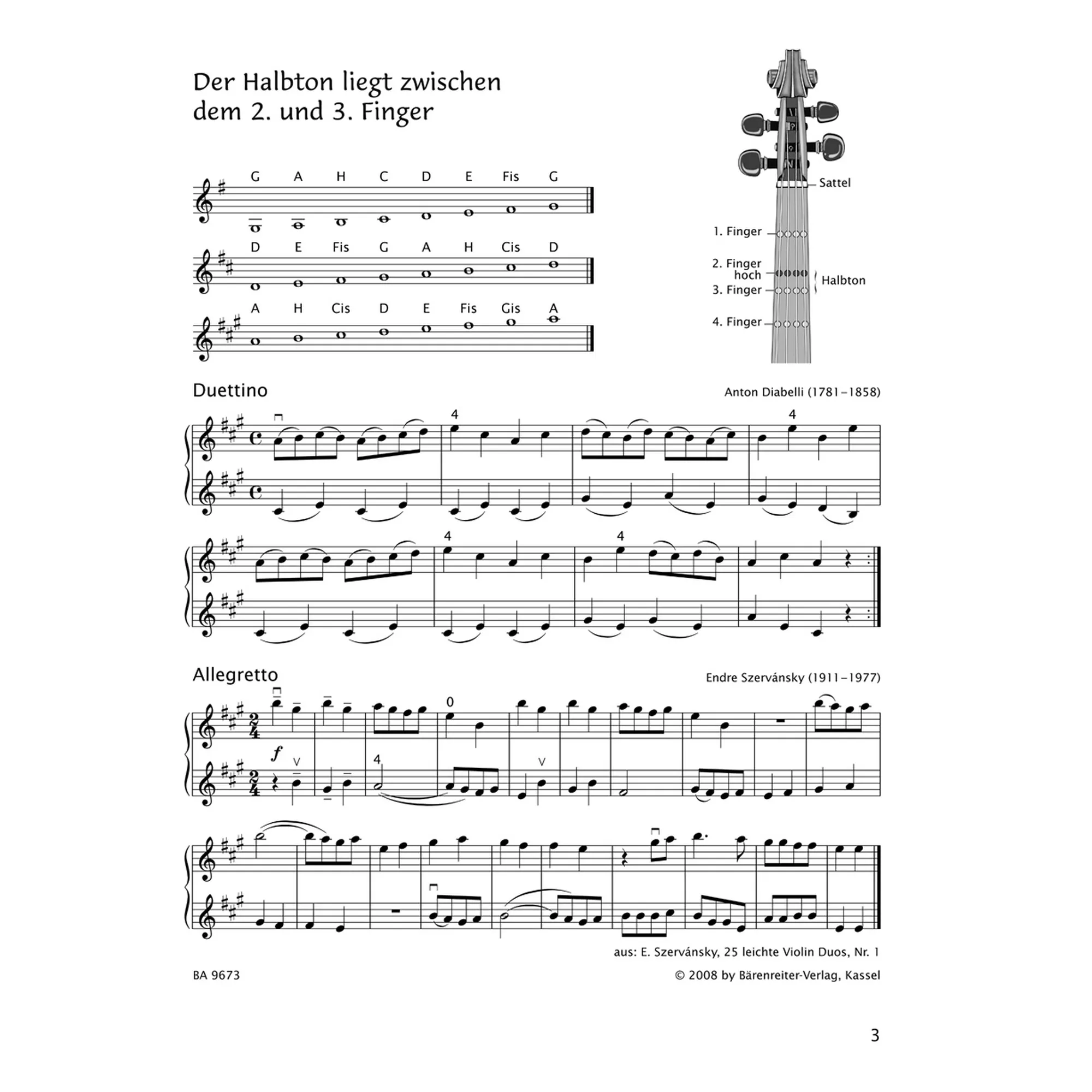 Saßmannshaus - Früher Anfang auf der Geige 3