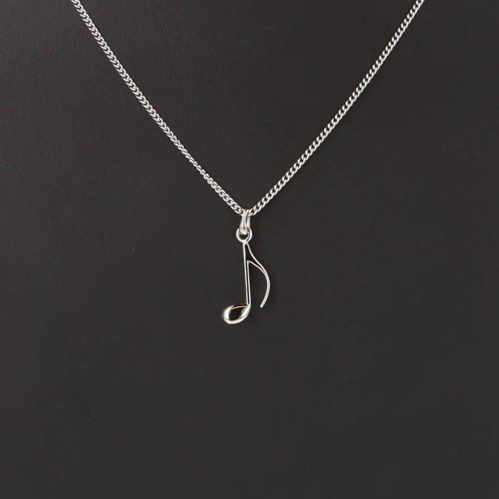 Anhänger Achtelnote mit Kette