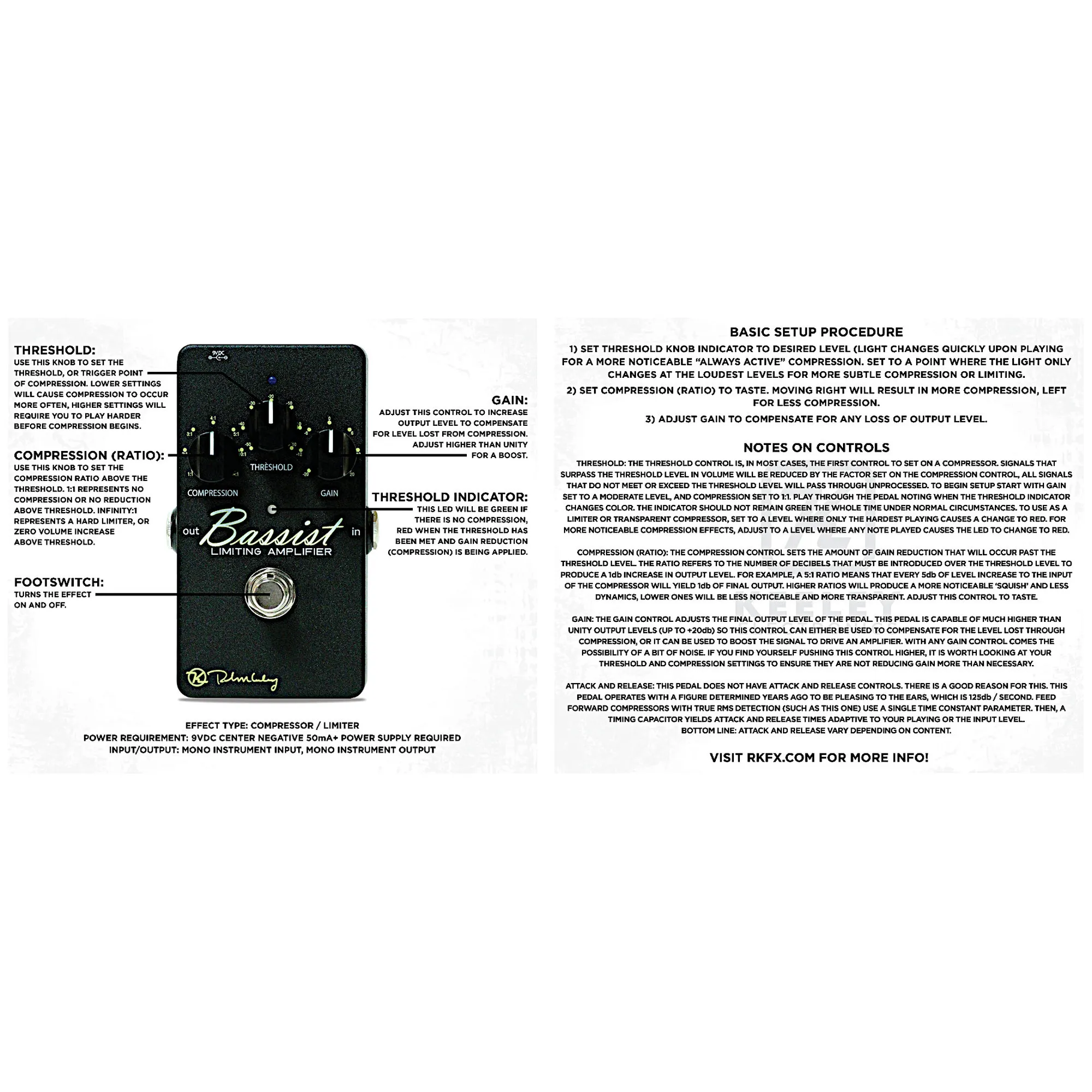 Keeley Bassist Compressor