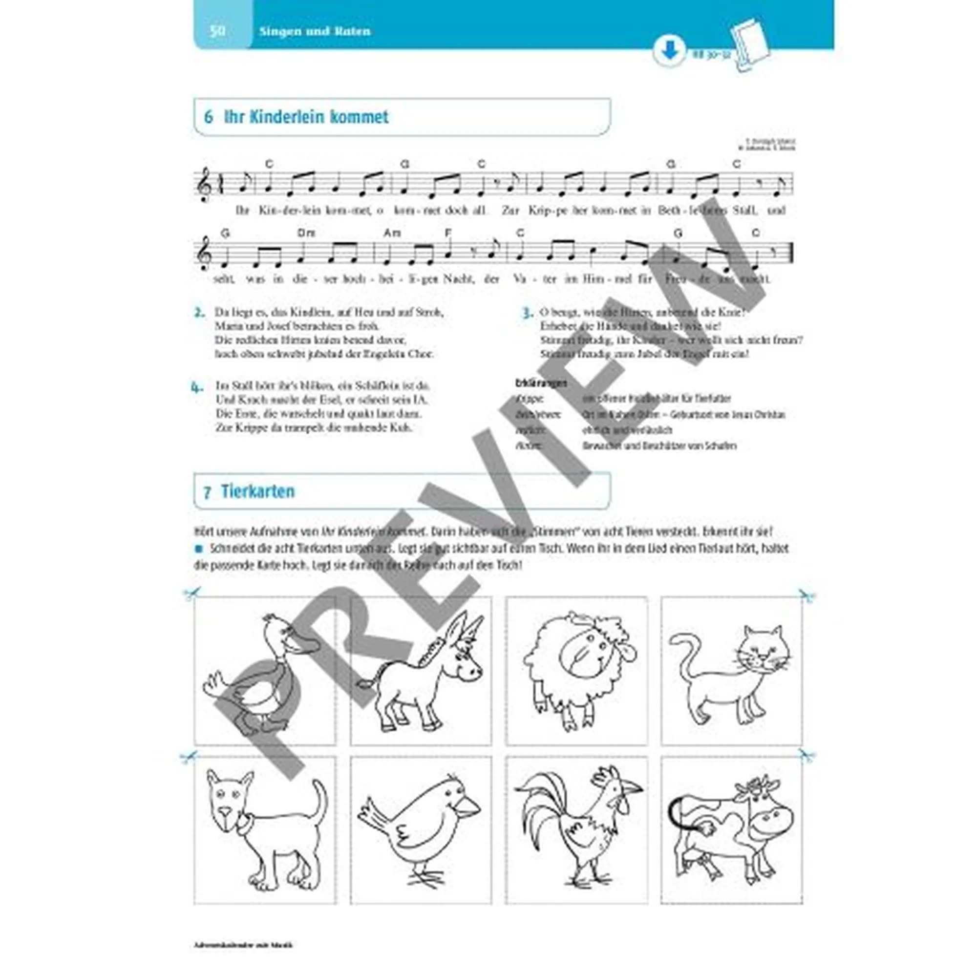 Adventskalender mit Musik