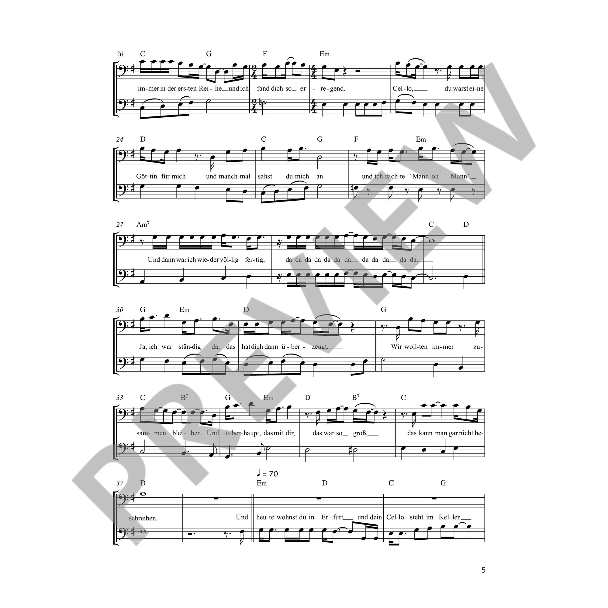 Pop for Cello 3