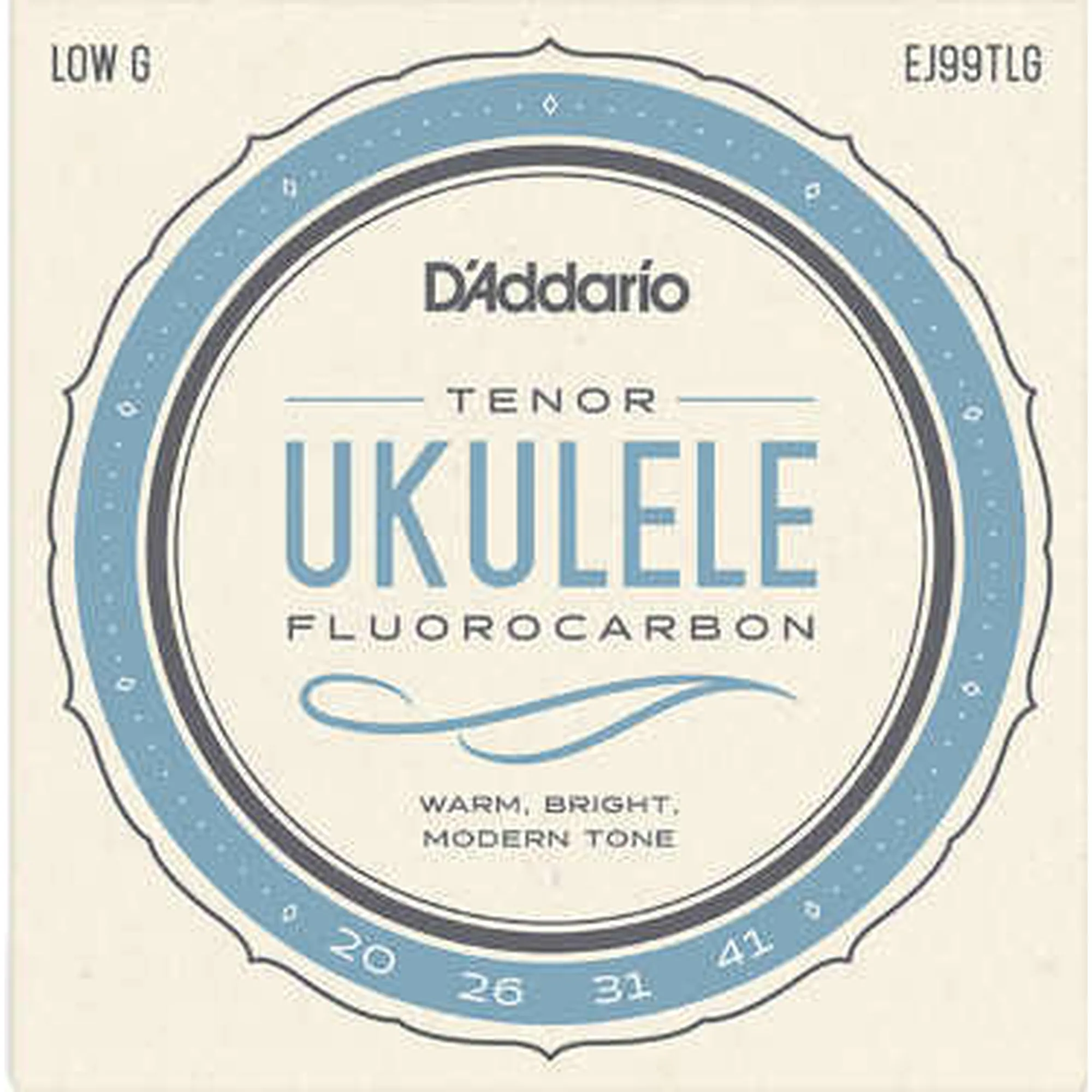 D'Addario EJ99TLG Low G Tenor Ukulele