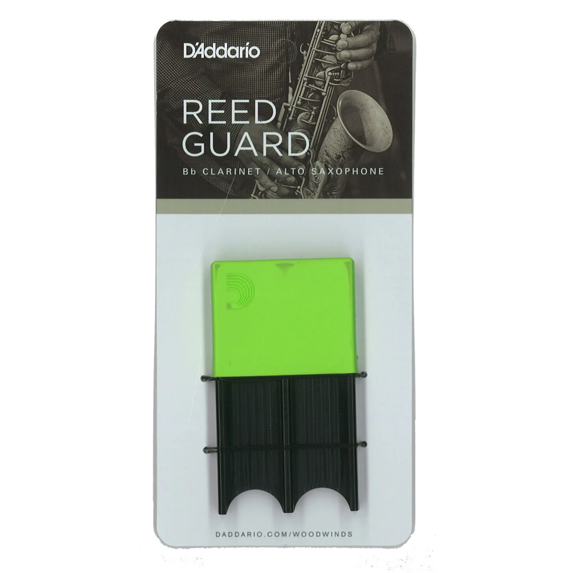 D'Addario Woodwinds Reedguard IV Klar./Alt-Sax grün