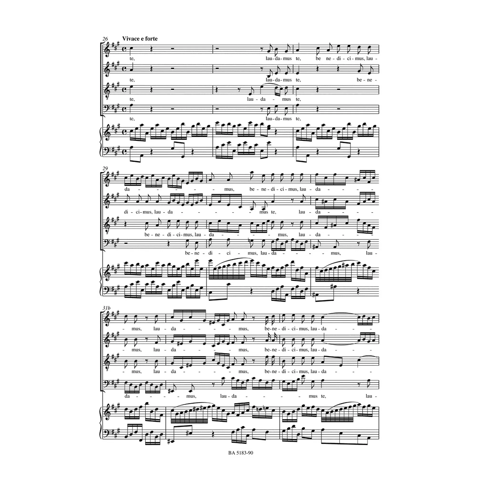 Missa A-Dur BWV 234