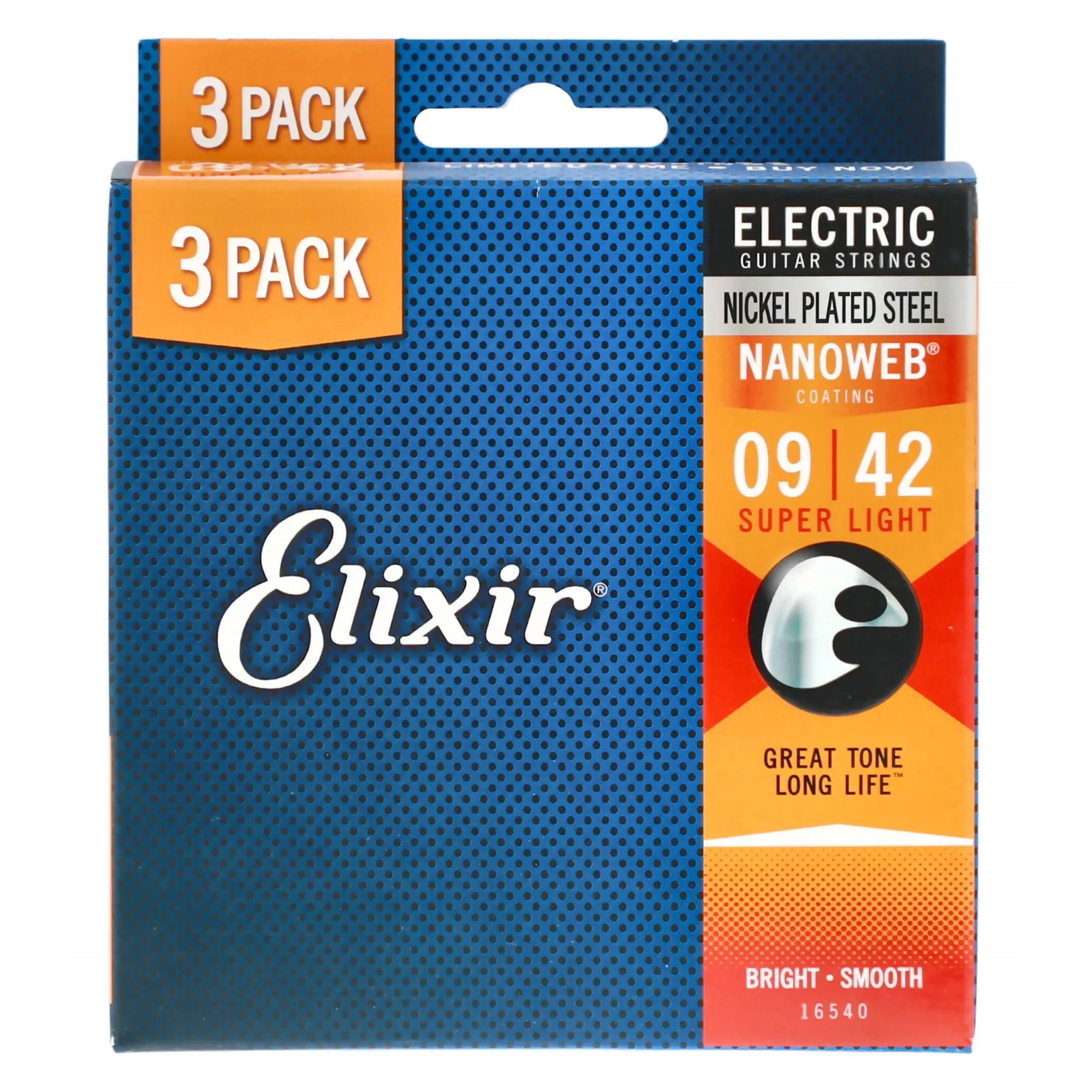 Elixir Nanoweb Super Light 3-Pack