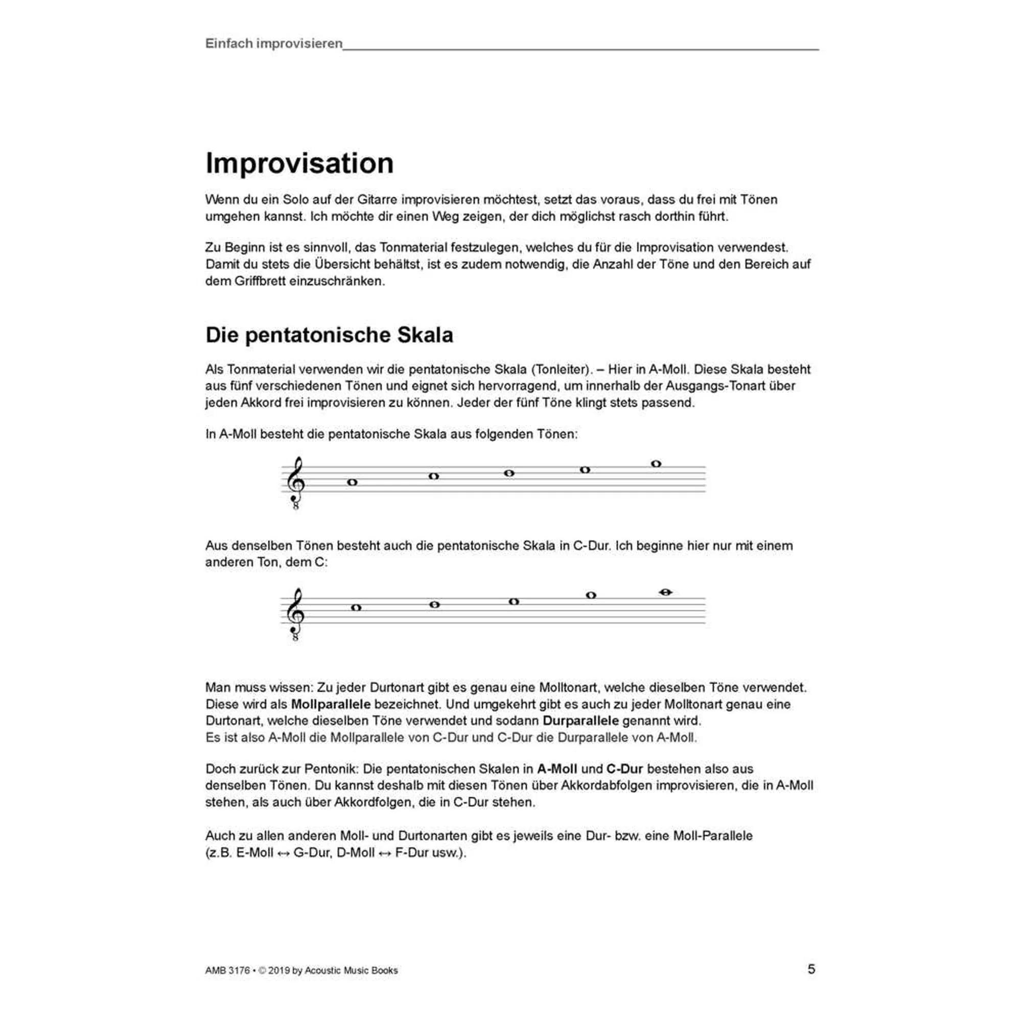 Einfach Improvisieren - Der Leichte Einstieg In Die Improvisation Auf Der Gitarre
