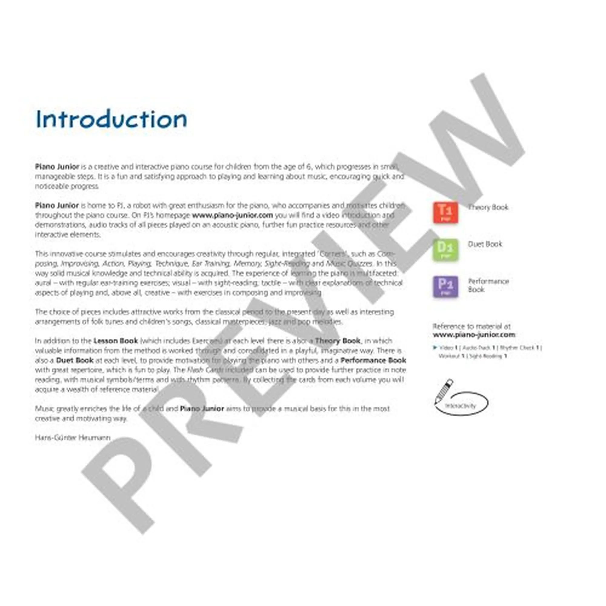 Piano junior - Lesson Book vol.1
