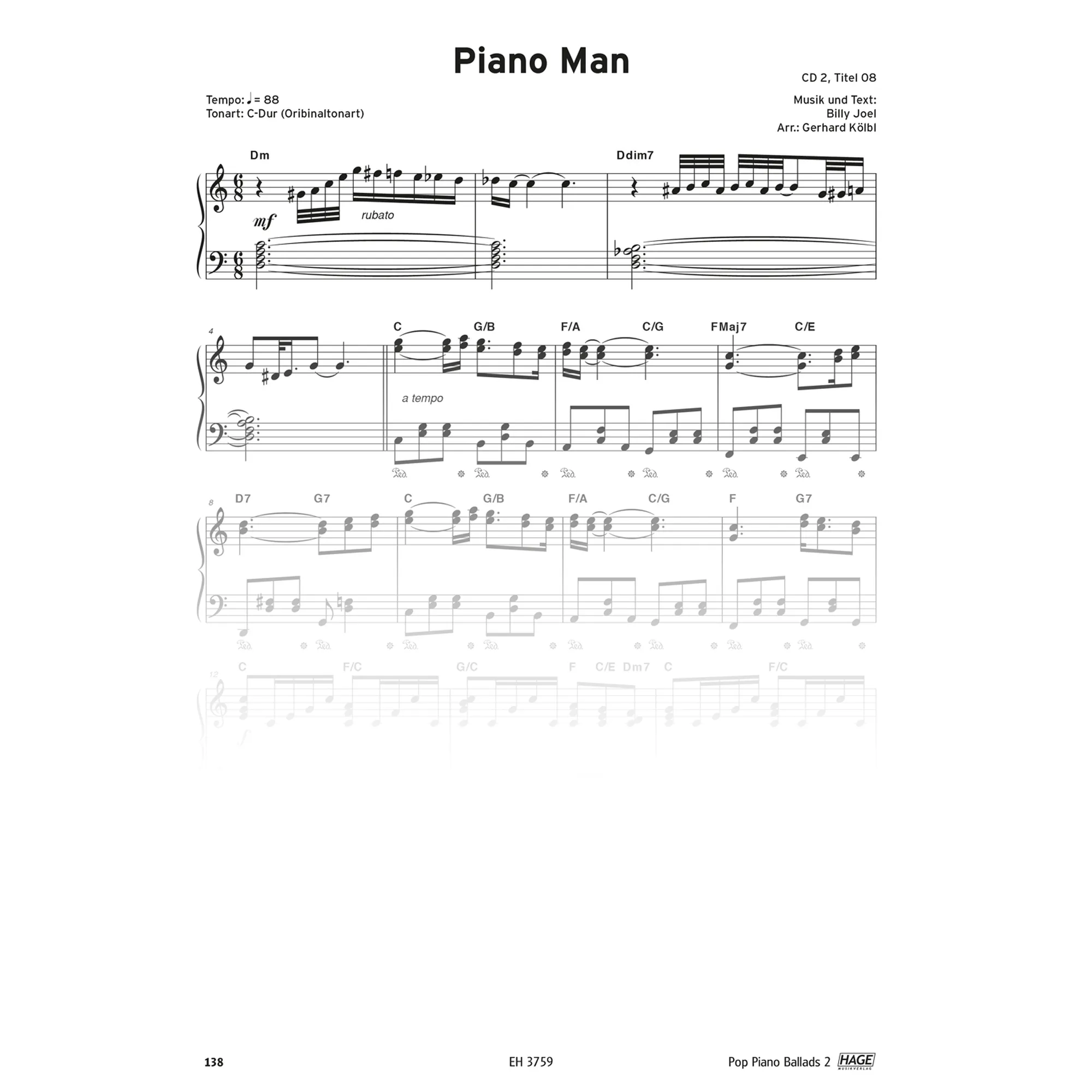 Pop Piano Ballads 2