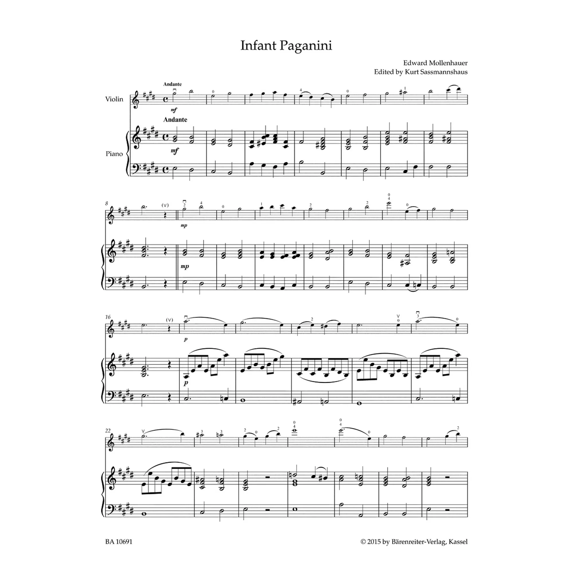 The Infant Paganini