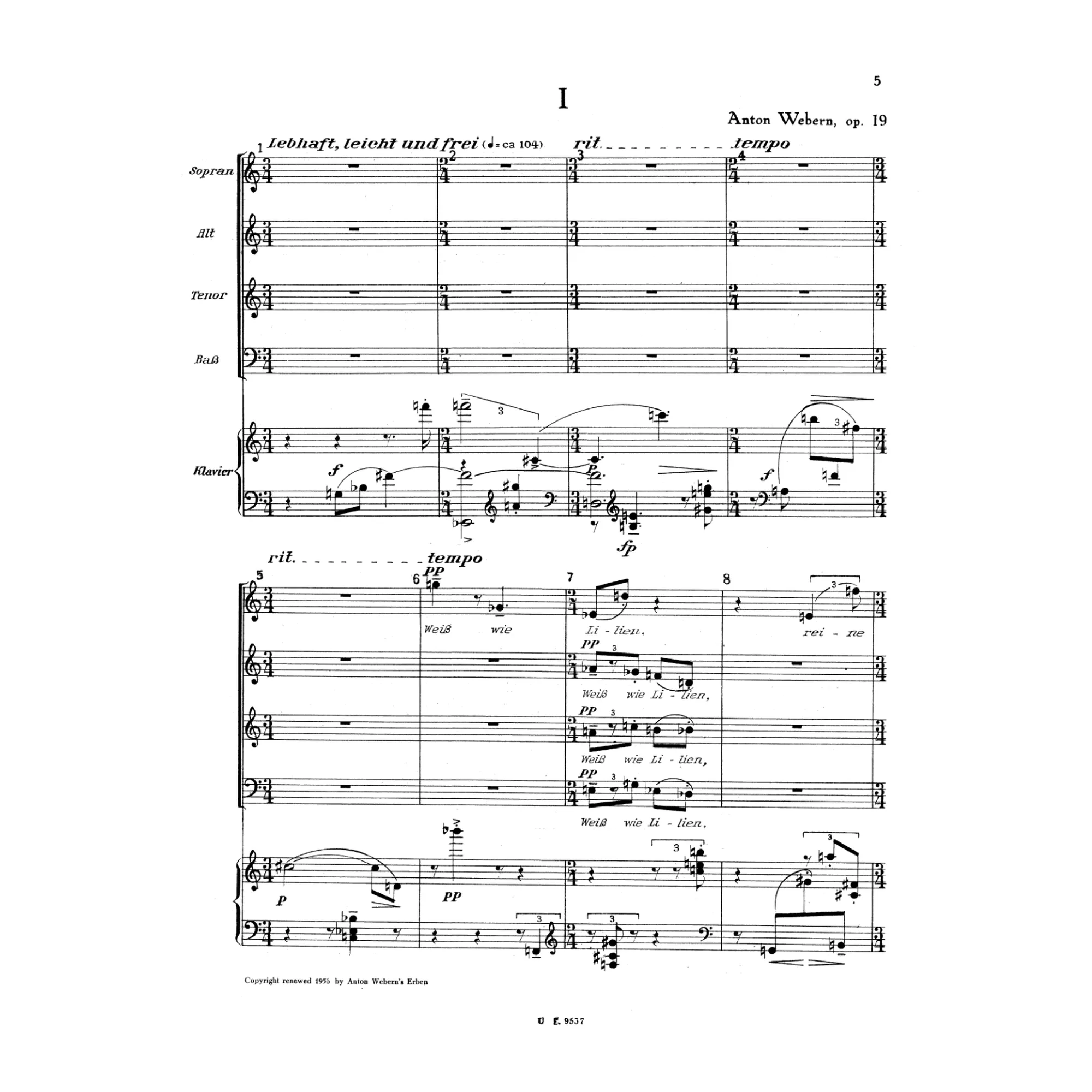 2 Lieder op.19