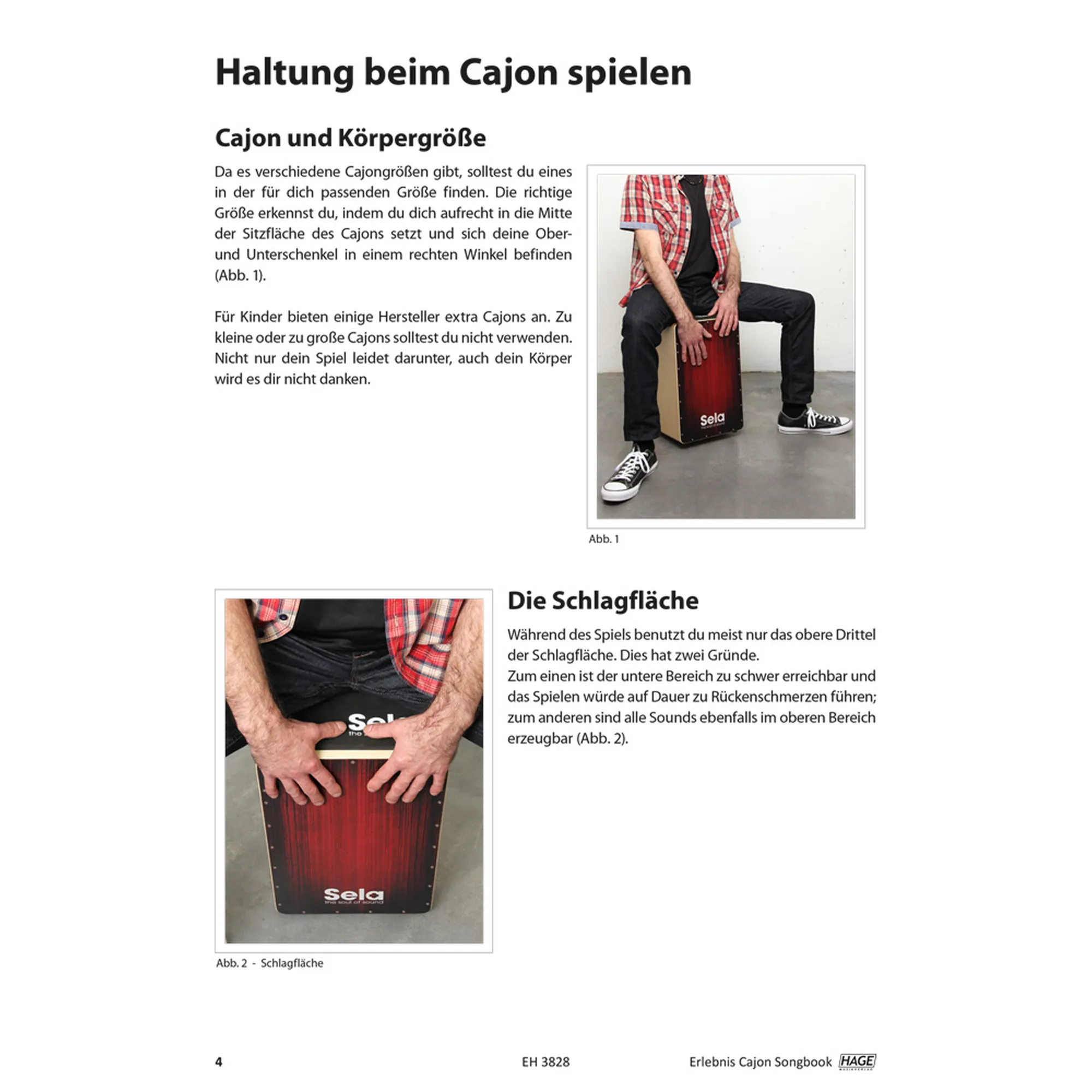 Erlebnis Cajon - Songbook