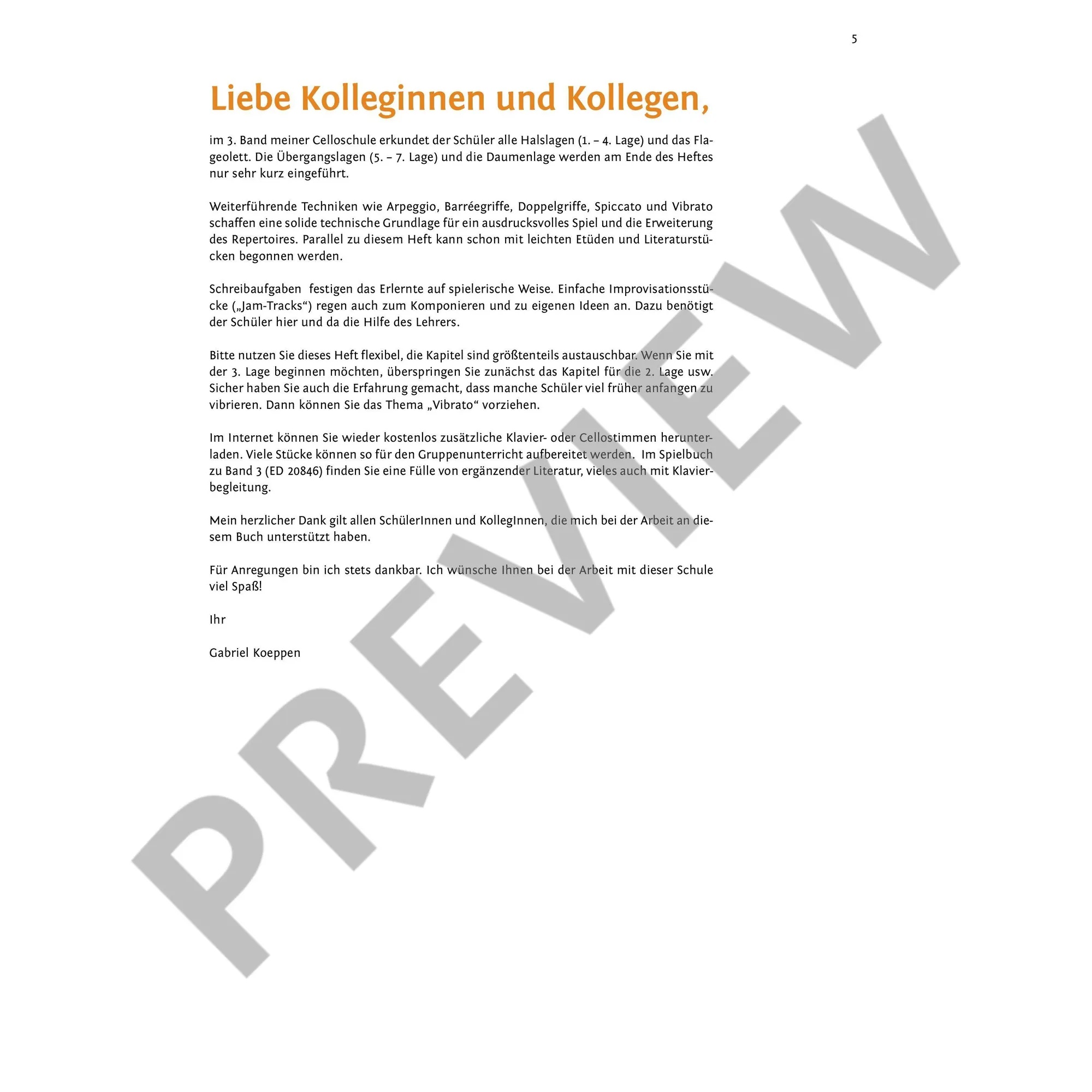 Cello spielen mit Spaß und Fantasie 3