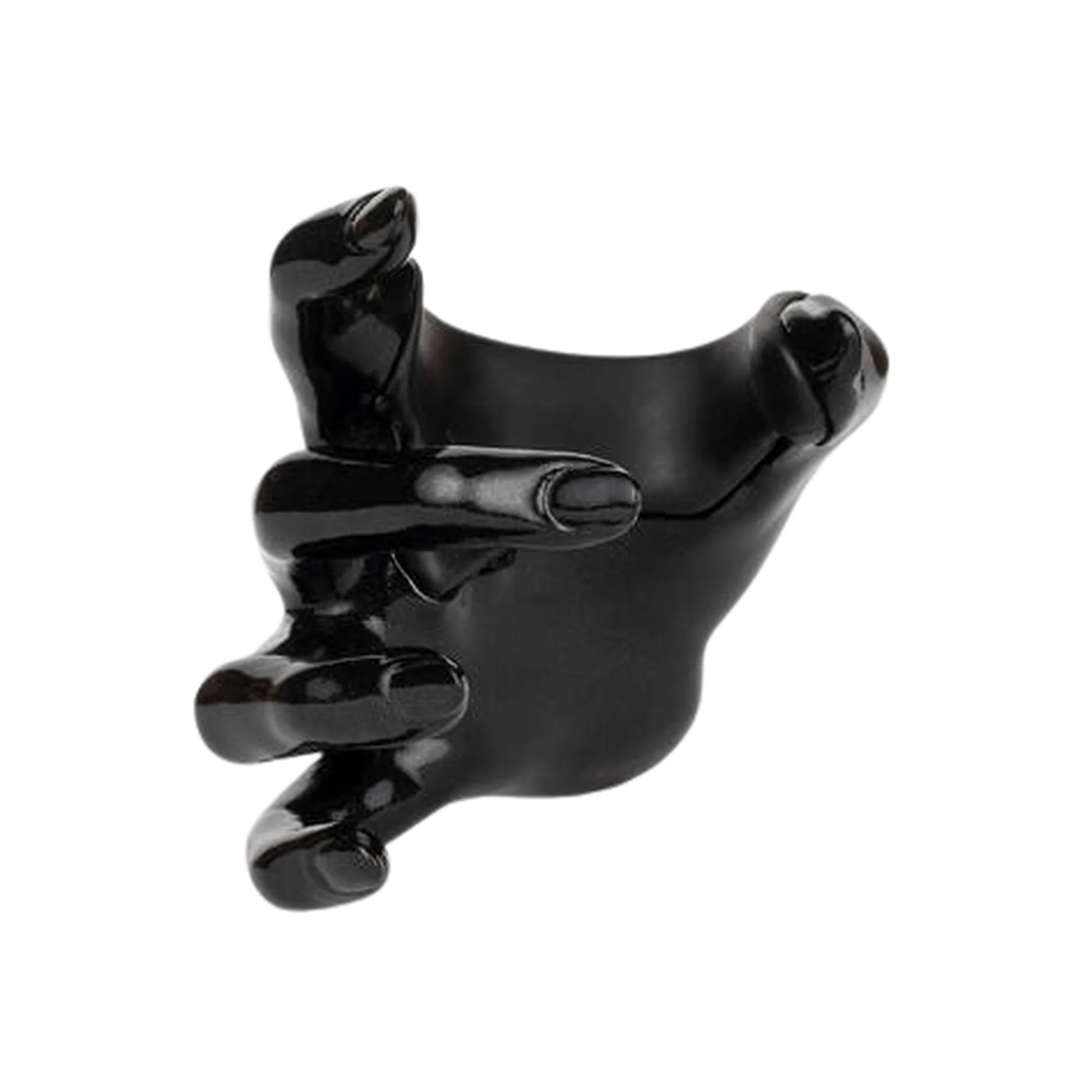 Guitar Grip Femle Black Metallic Right