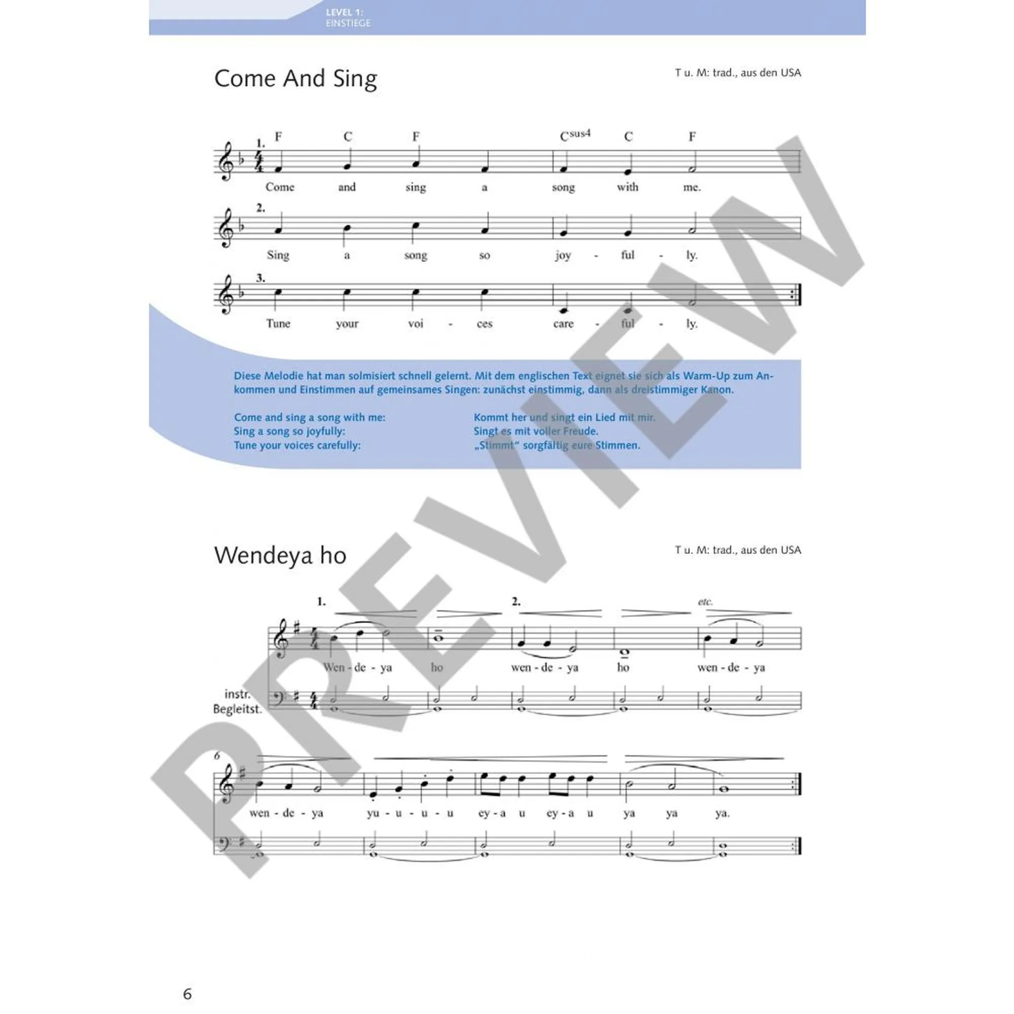 Chorbuch Band 1 - Singen ist klasse