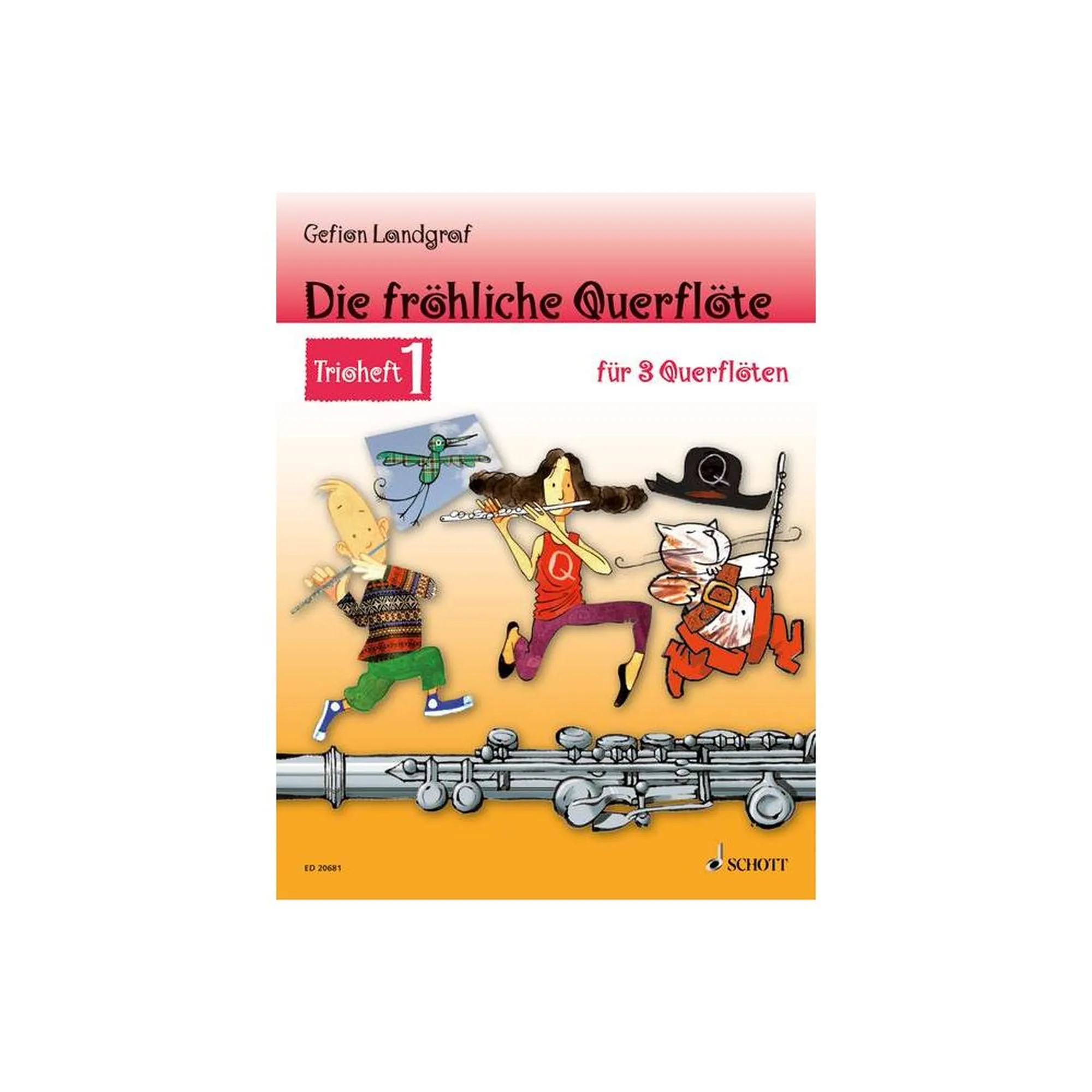 Die fröhliche Querflöte - Trioheft 1