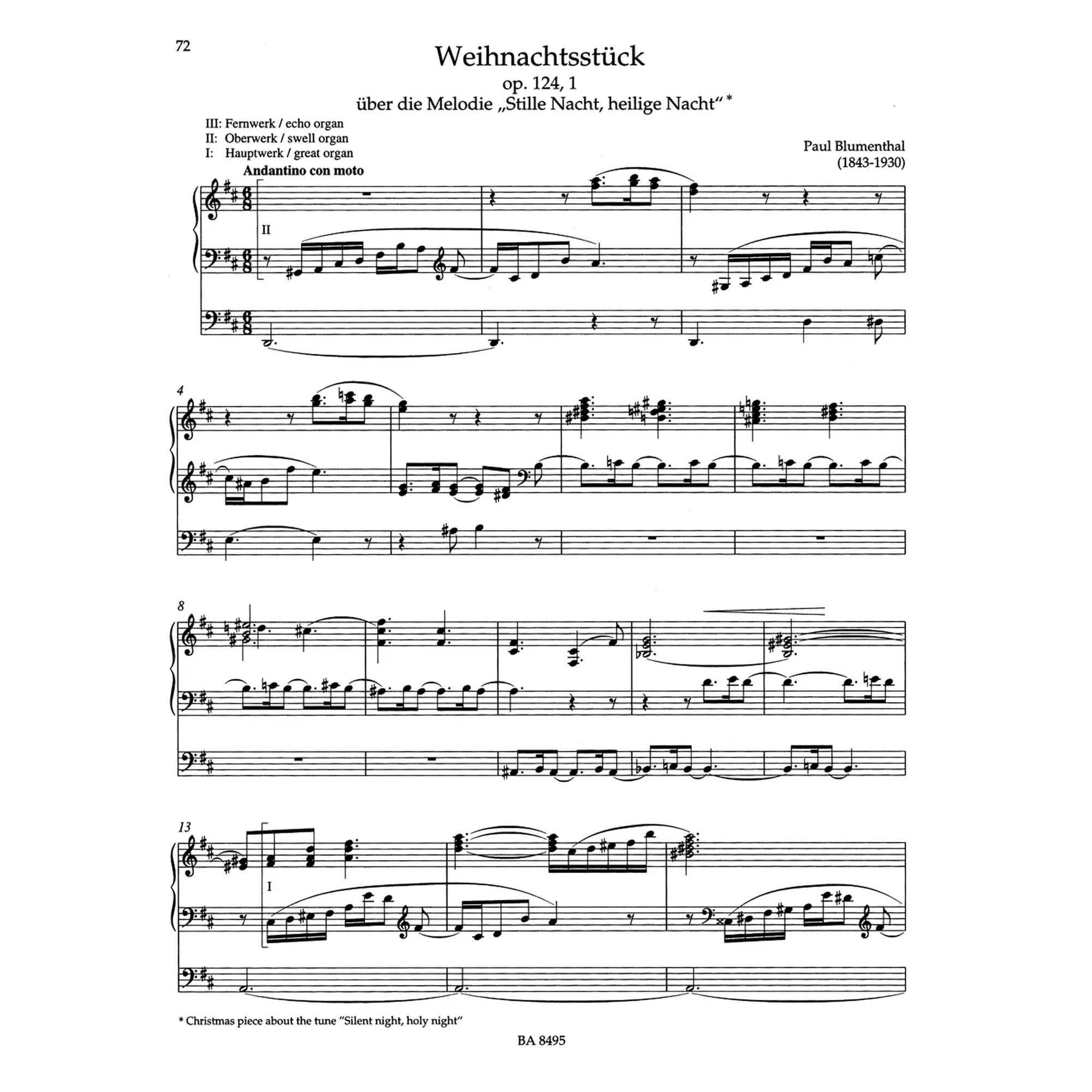 Orgelmusik zur Weihnachtszeit