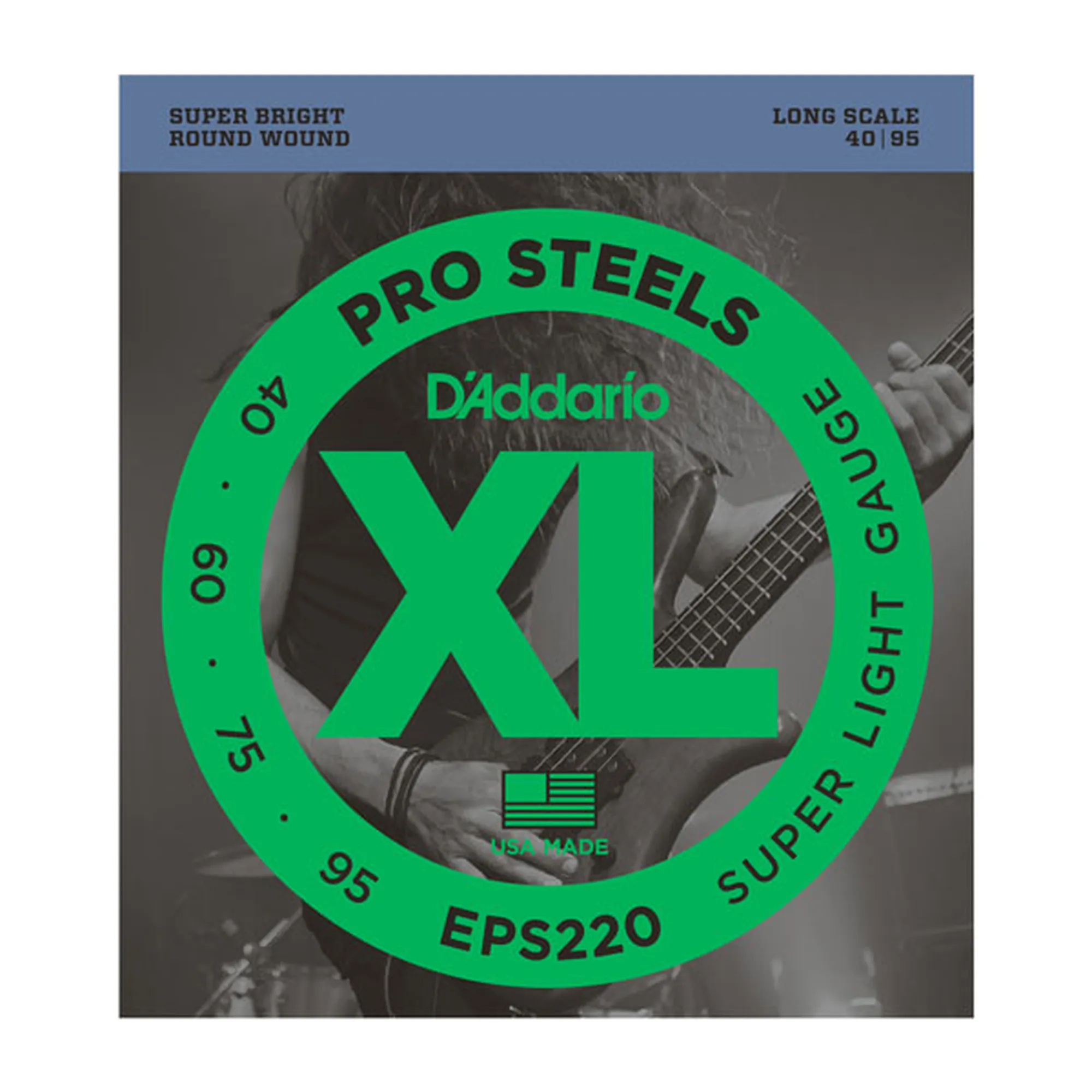 D´Addario EPS220 Pro Steels Long Scale/Super Light