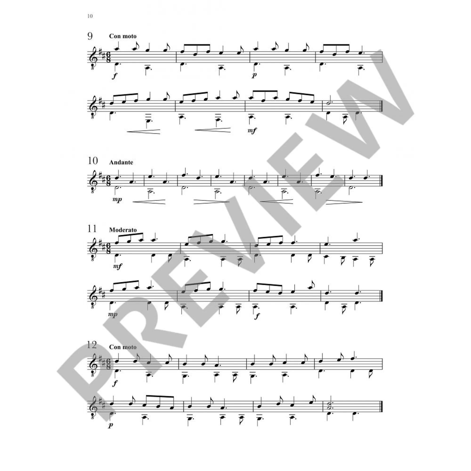 Vom-Blatt-Spiel auf der Gitarre 2