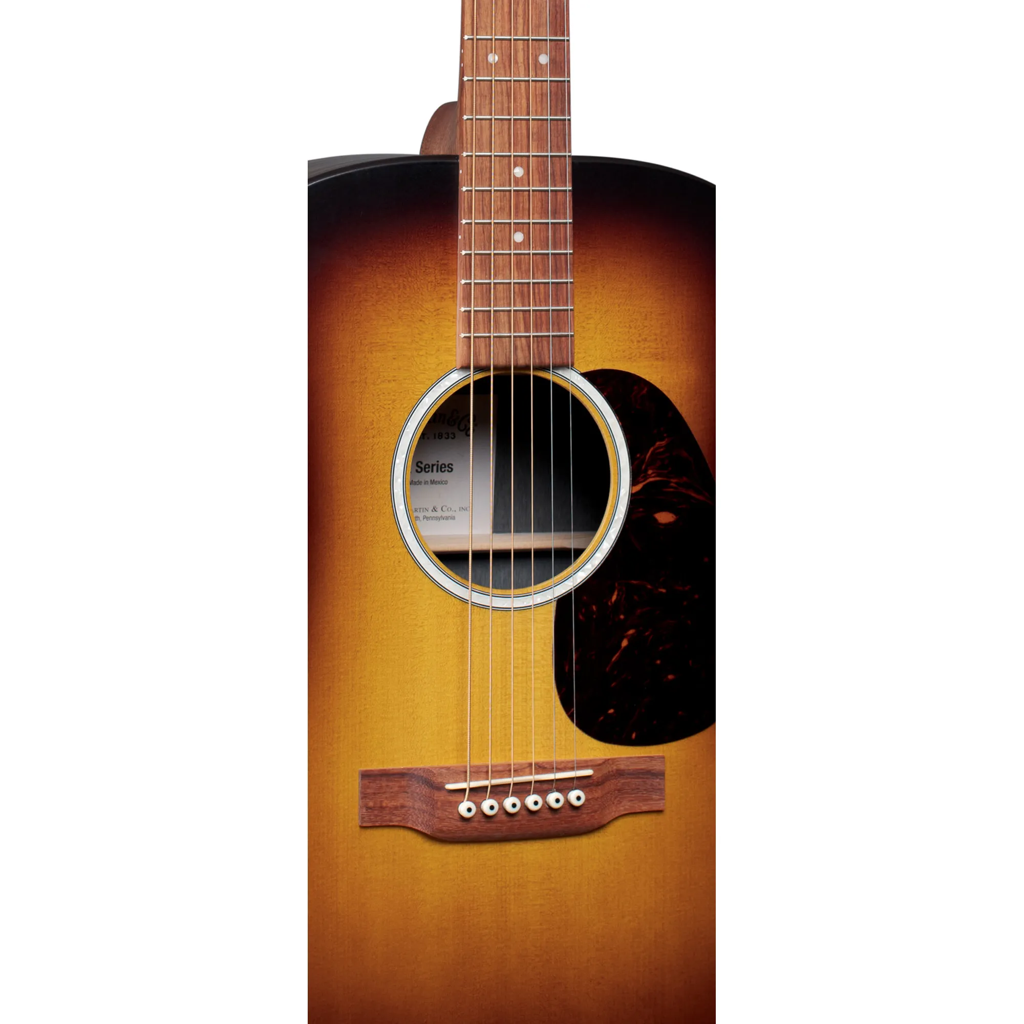 Martin D-X2E Ziricote Burst