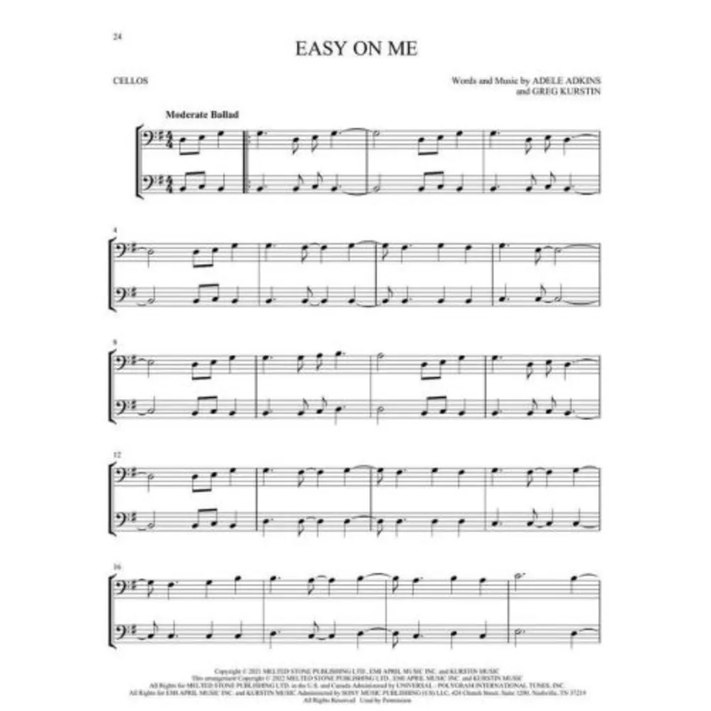 First 50 Duets for Two Cellos