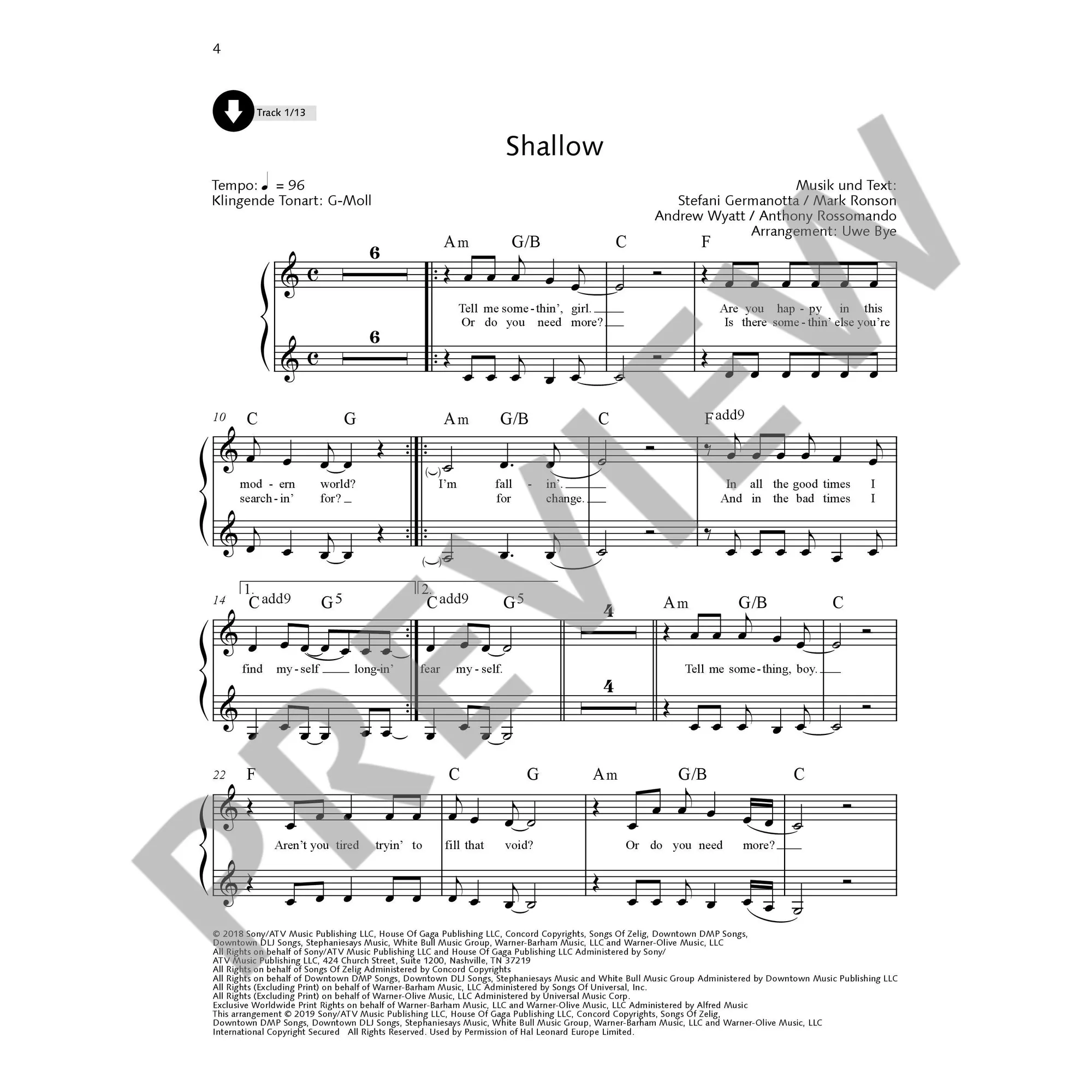 Pop for Clarinet Band 3