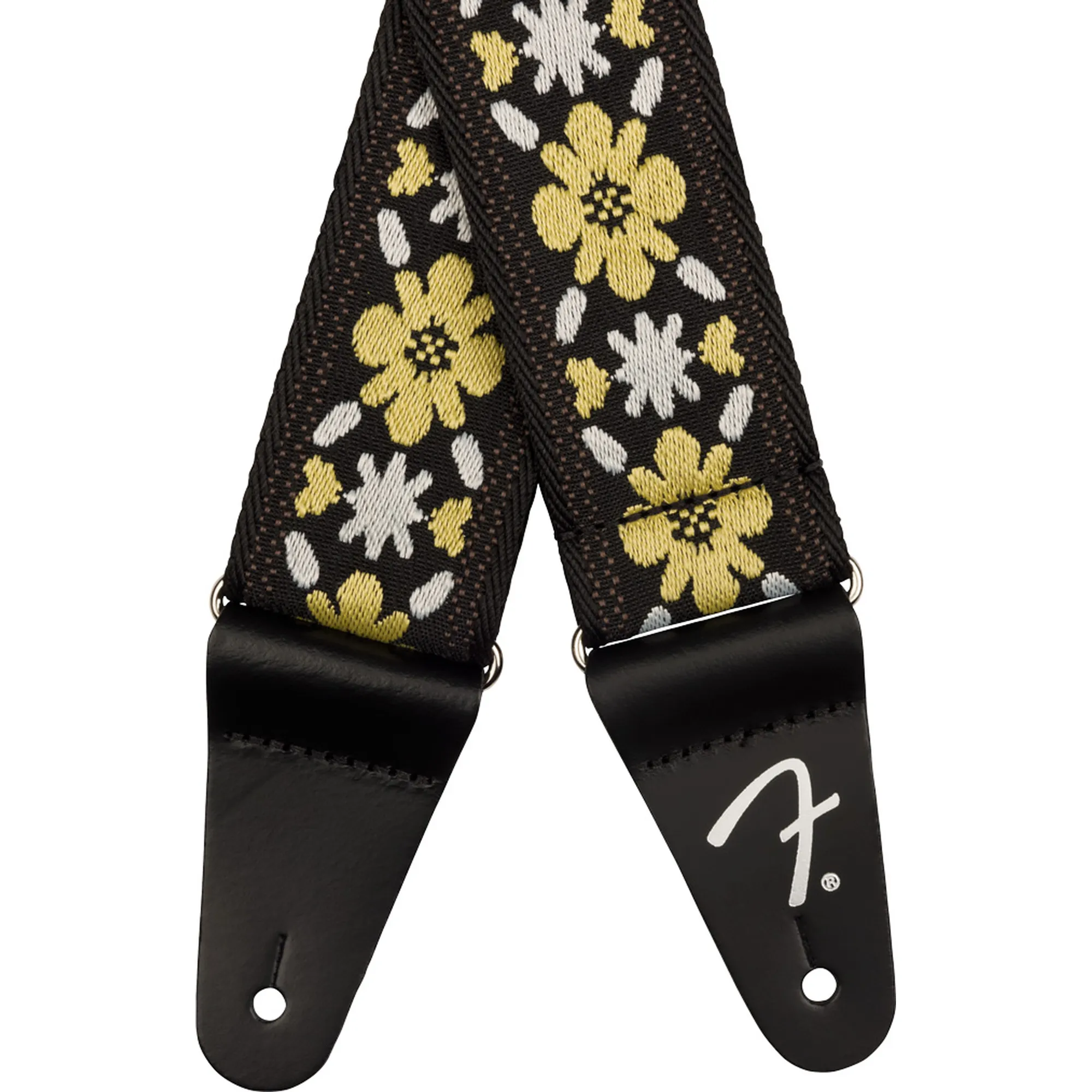 Fender Pasadena Woven Strap Yellow Clover