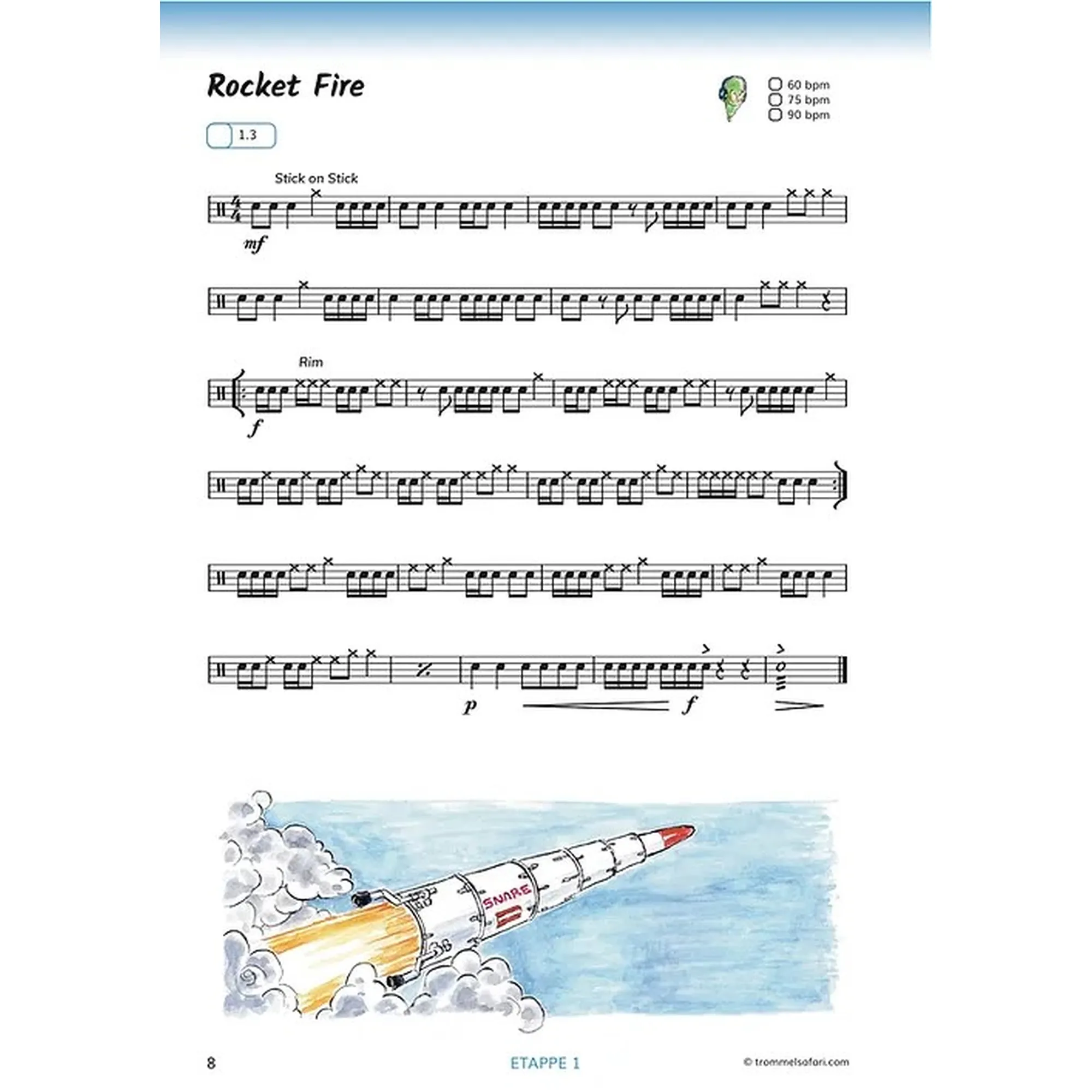 Trommelsafari Snare Drum Level 2