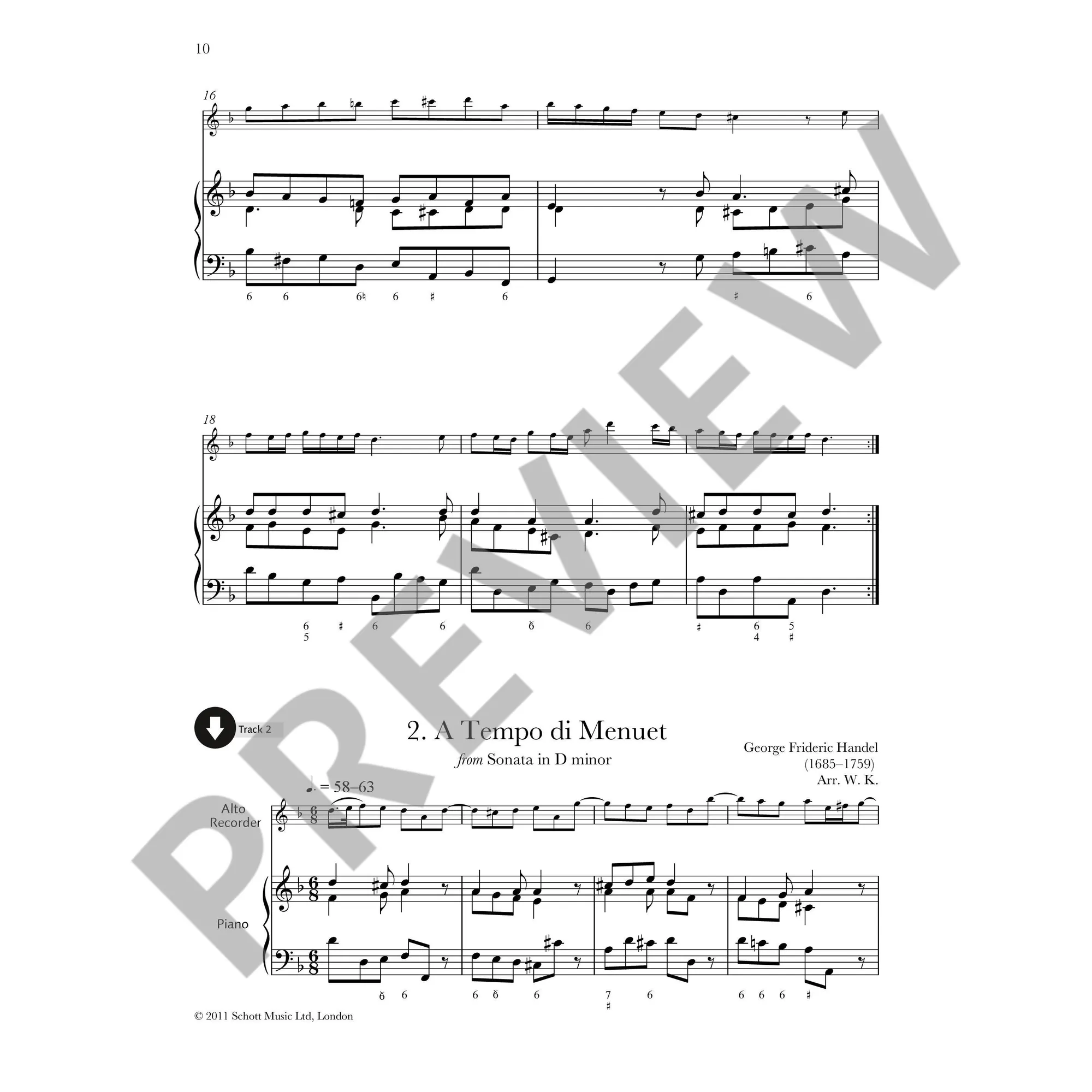Baroque recorder anthology 4