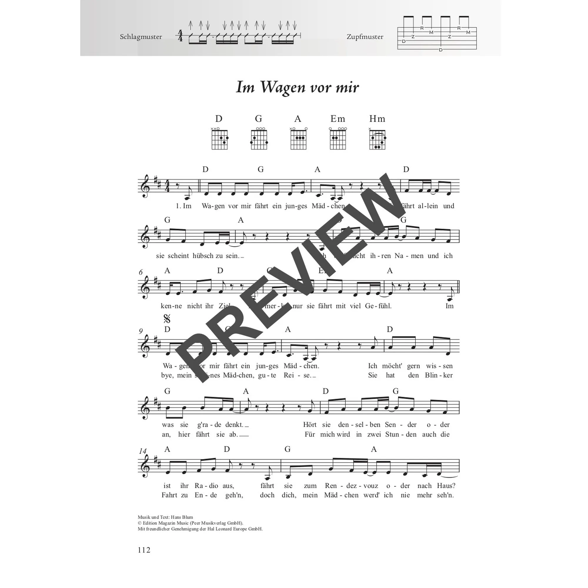 Das Schlagerbuch für Alt und Jung für Gesang und Gitarre