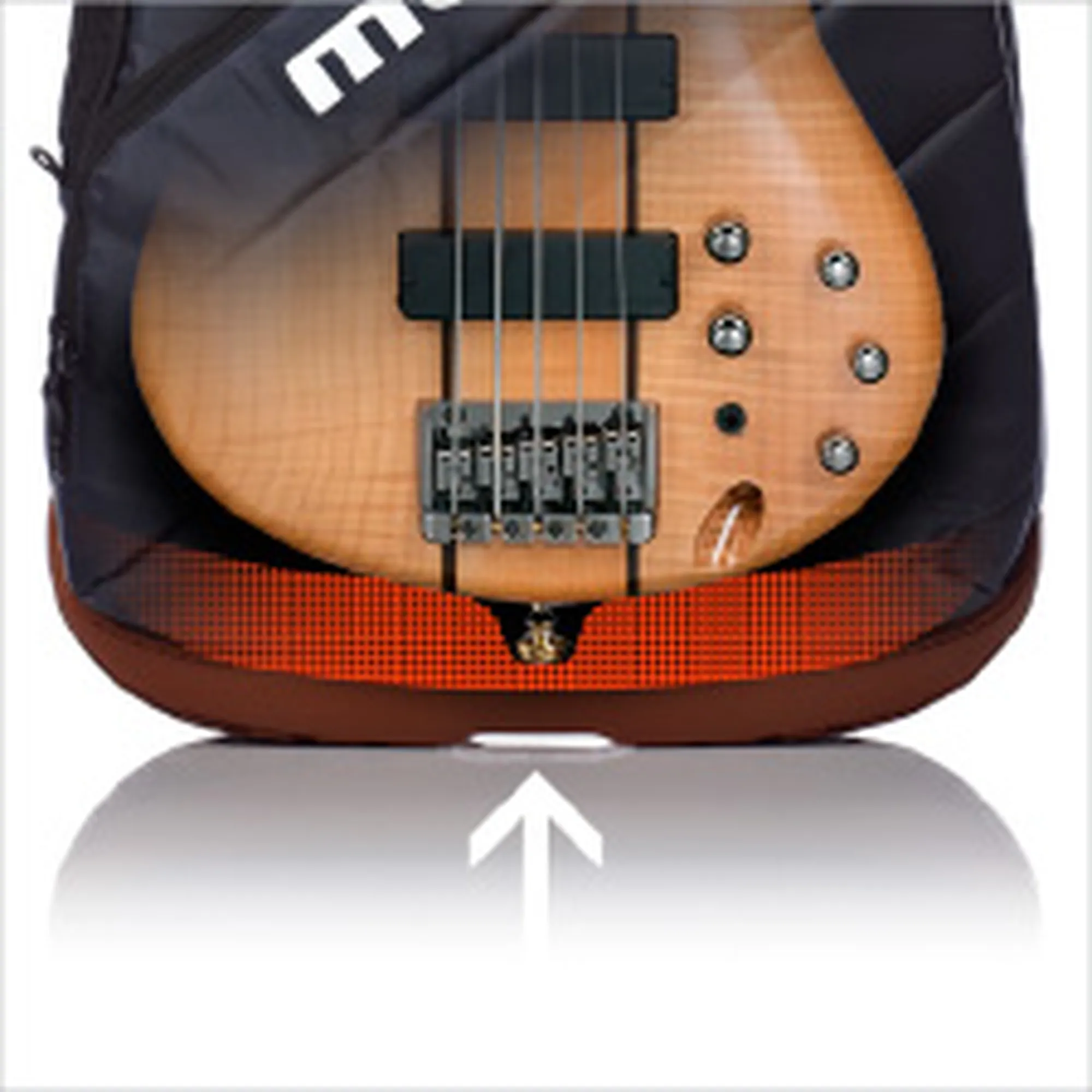 MONO Cases M80-VEB-GRY VERTIGO Bass - Grey