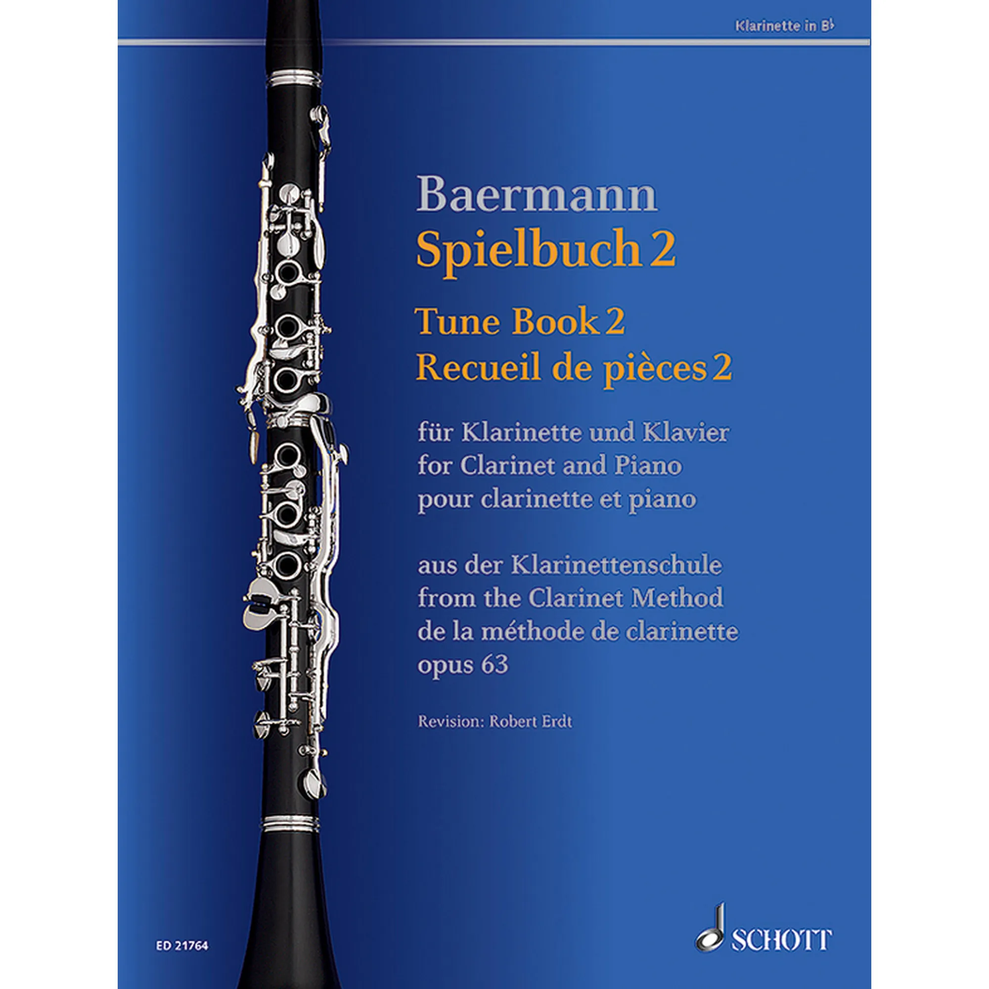 Spielbuch Band 2 aus der Klarinettenschule op.63