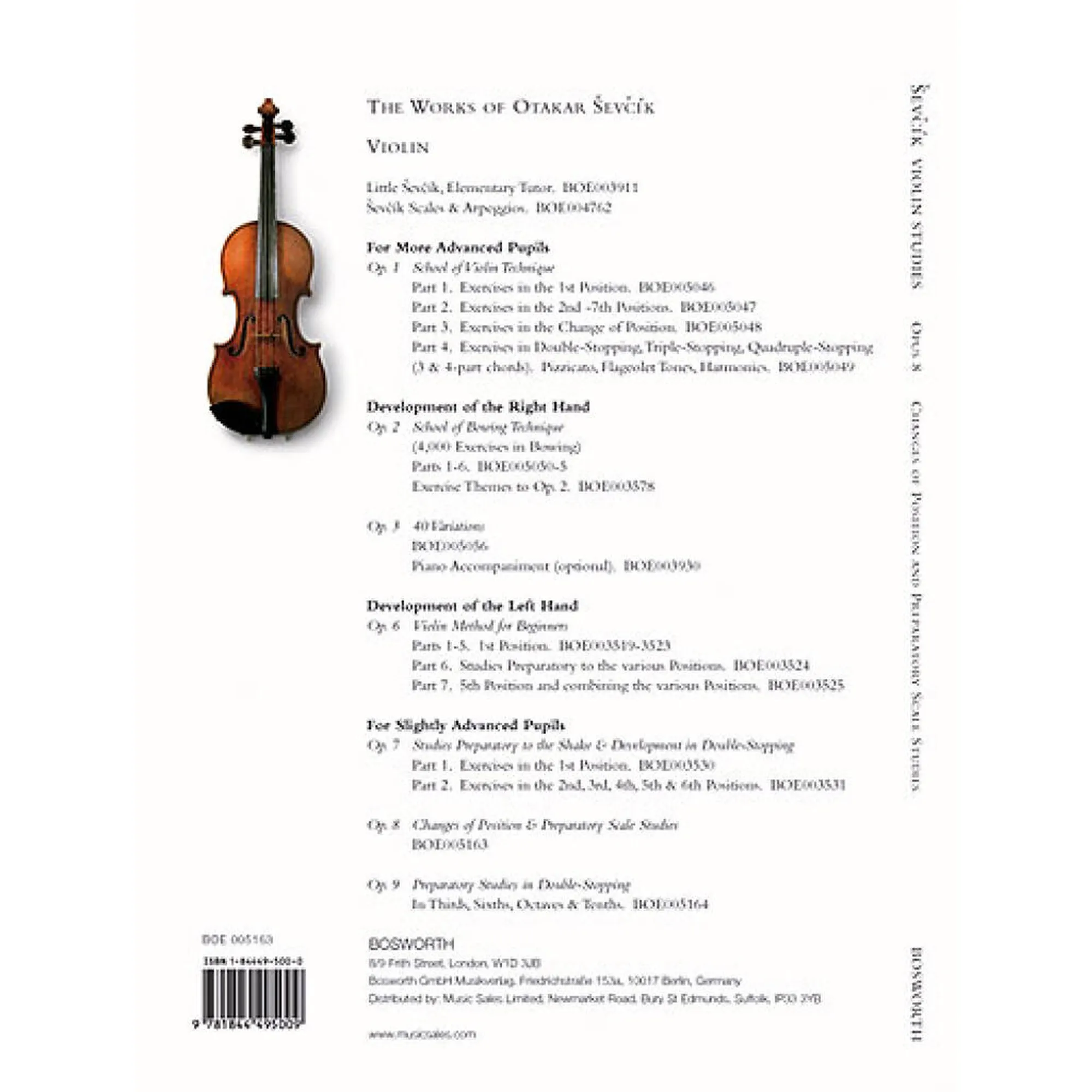 Violin Studies Opus 8