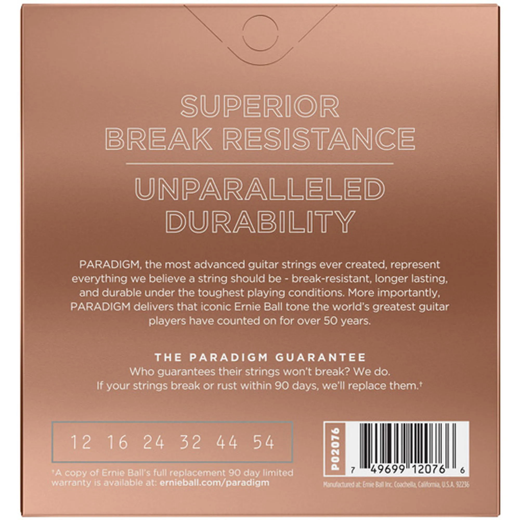 Ernie Ball E2076 Paradigm Phosphor Med-Light