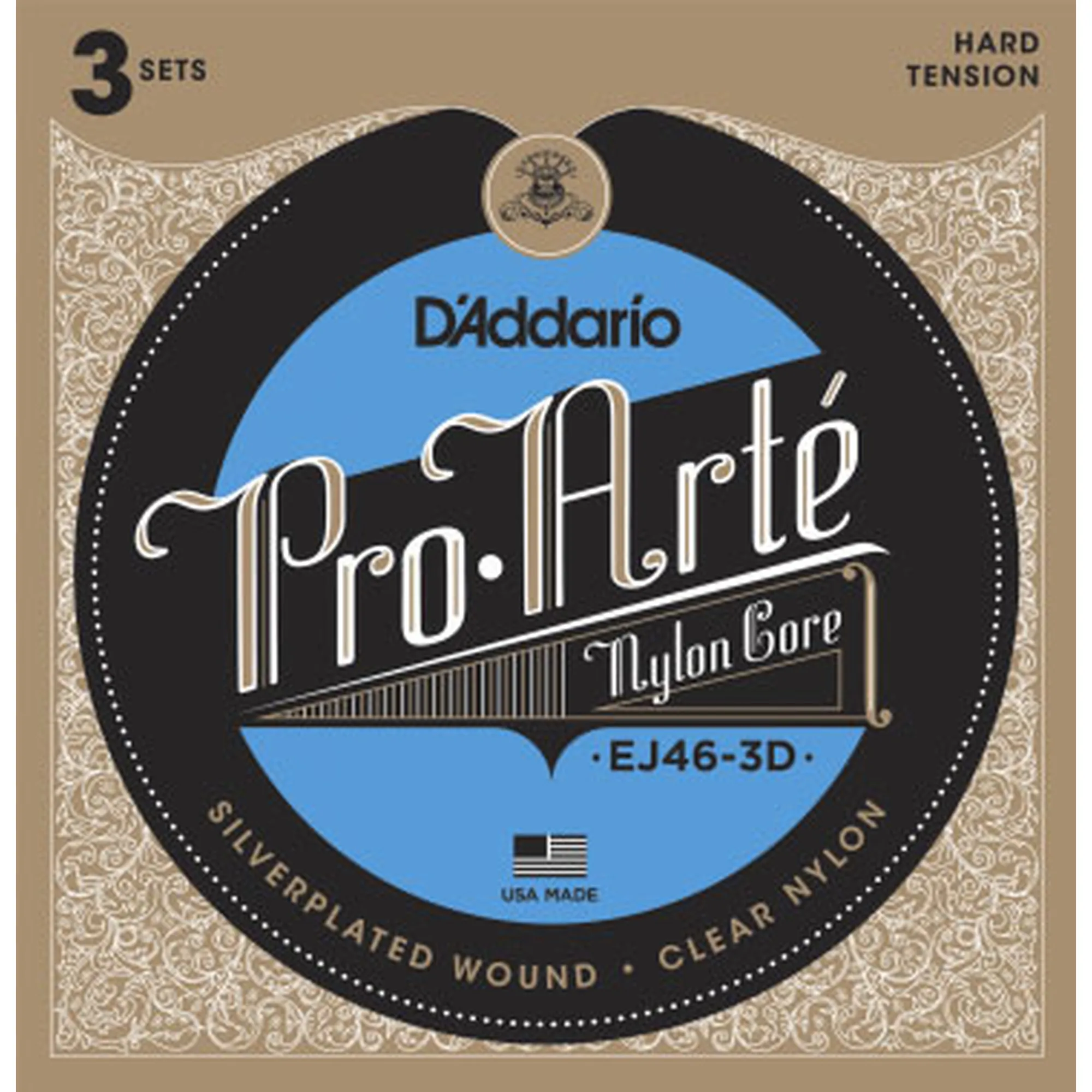 D´Addario EJ46-3D Pro Arte Classical Hard