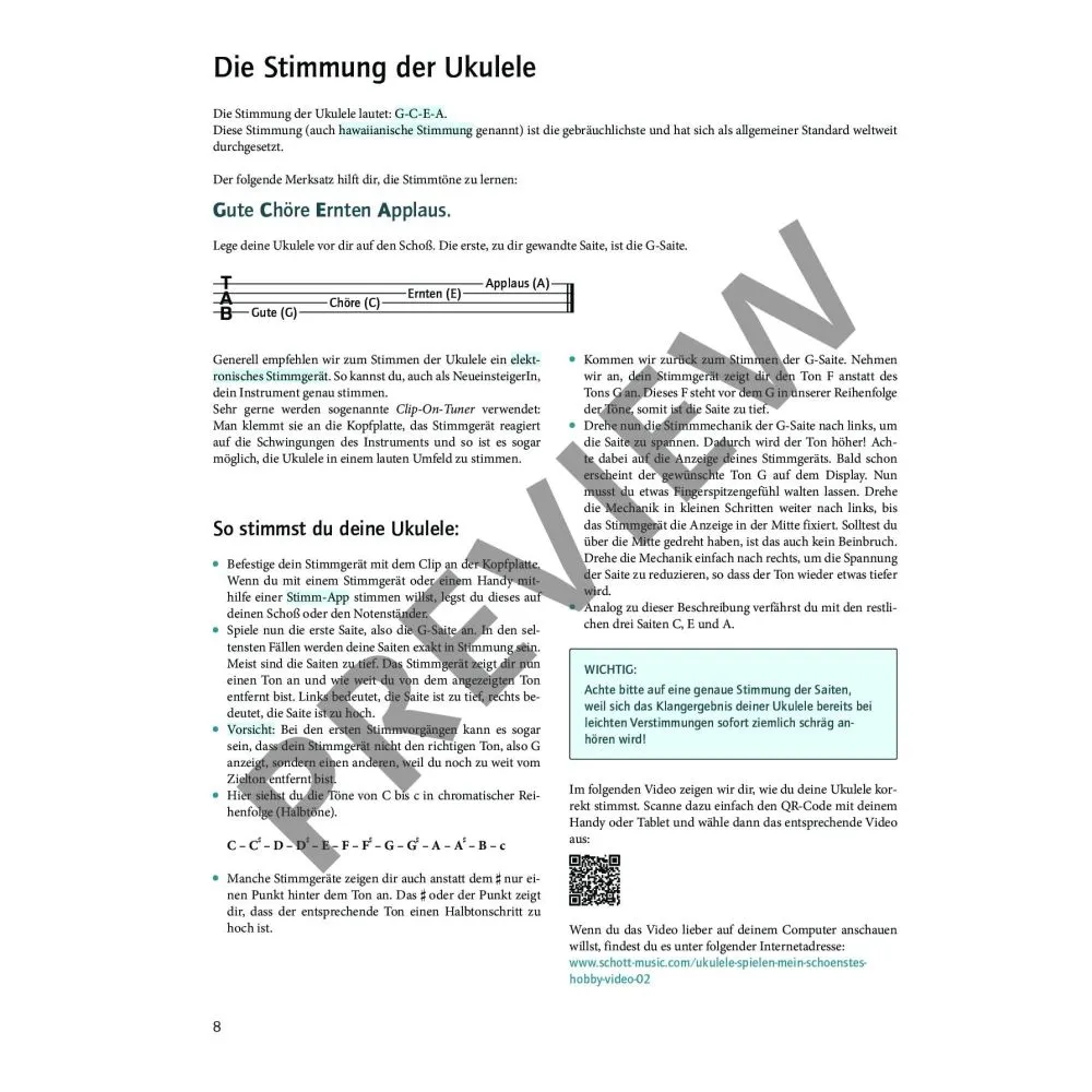 Ukulele spielen mein schönstes Hobby 1