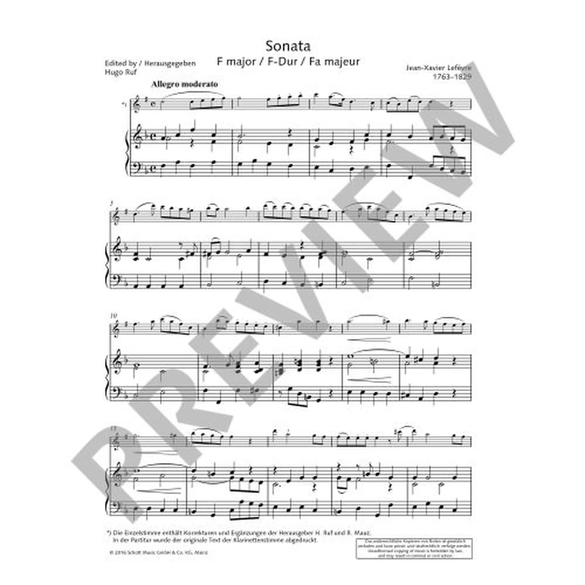 Originalstücke für Klarinette und Klavier